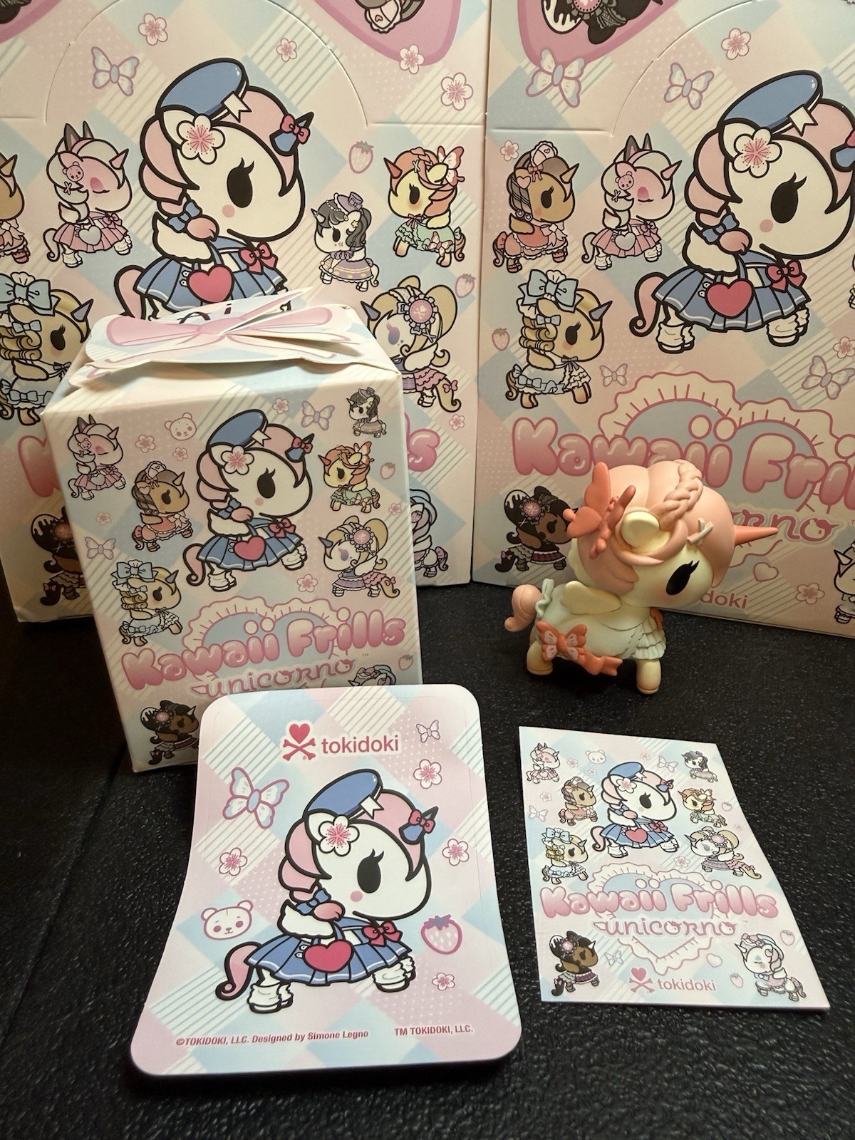 Tokidoki Kawaii Frills Unicorno - Chouko - with Box / Sticker - RETAIL PRICING
