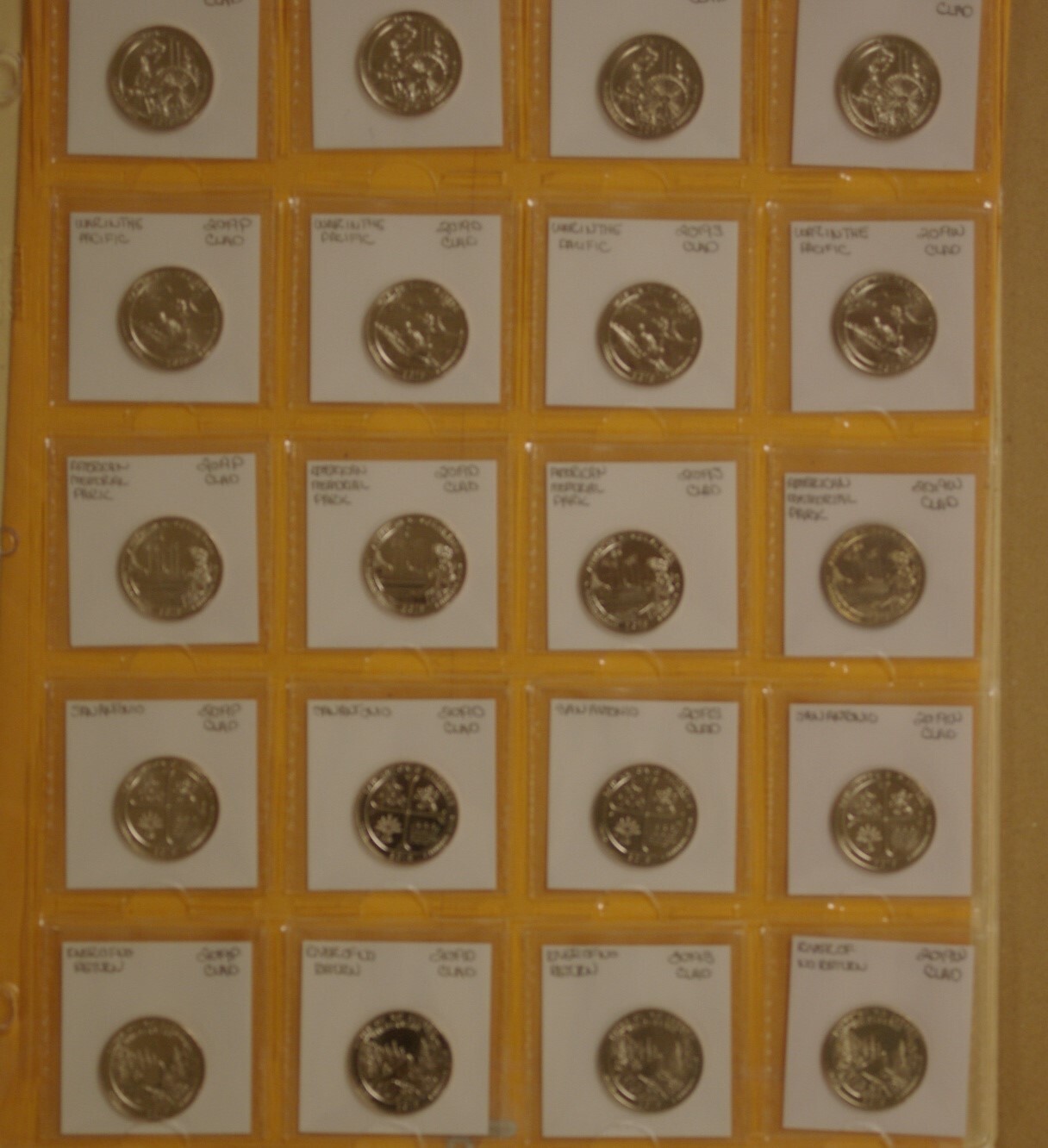 2019 W/P/D/S Quarter Set - 5 W Clad Quarters/5 S Clad Quarters/20 Quarters Total 2019 W/P/D/S Quarter Set - 5 W Clad Quarters/5 S Clad Quarters/20 Quarters Total