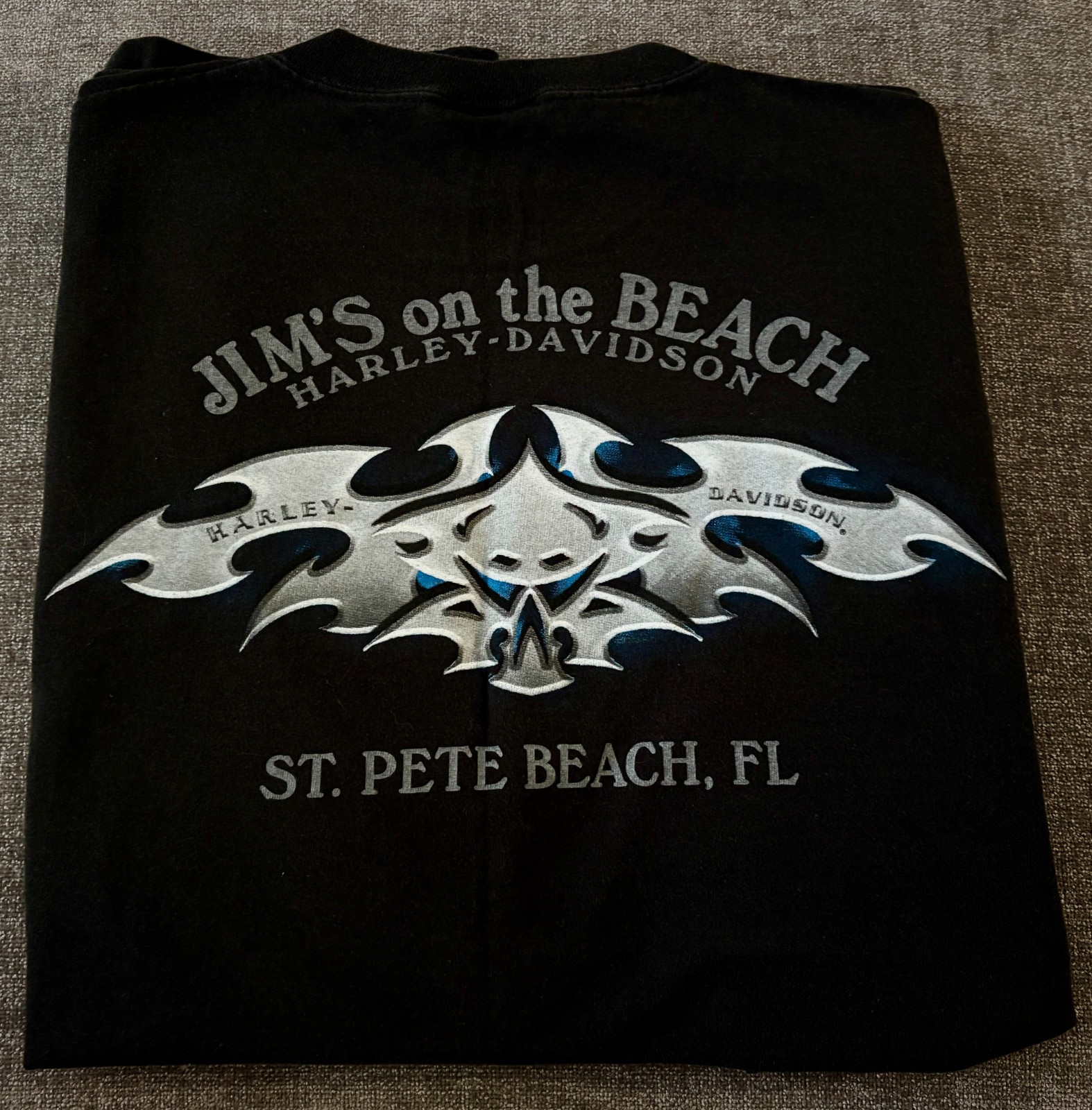 Harley-Davidson Men’s Jim’s on the Beach Tank - Grey 2XL Harley-Davidson Men’s Jim’s on the Beach Tank - Grey 2XL