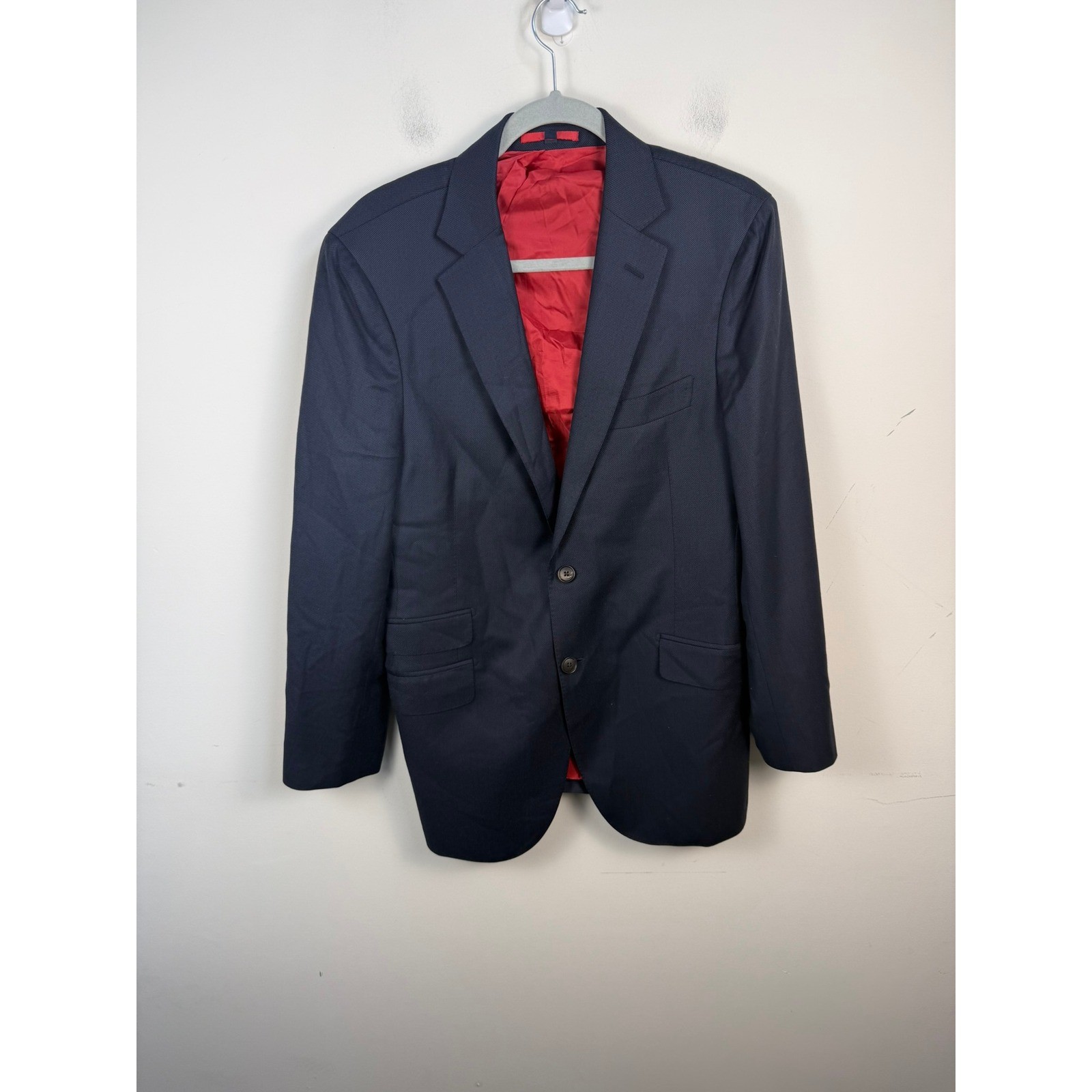 SuitSupply Sienna Navy Blue Vitale Barberis Canonico Wool Blazer 40R P2445I SuitSupply Sienna Navy Blue Vitale Barberis Canonico Wool Blazer 40R P2445I