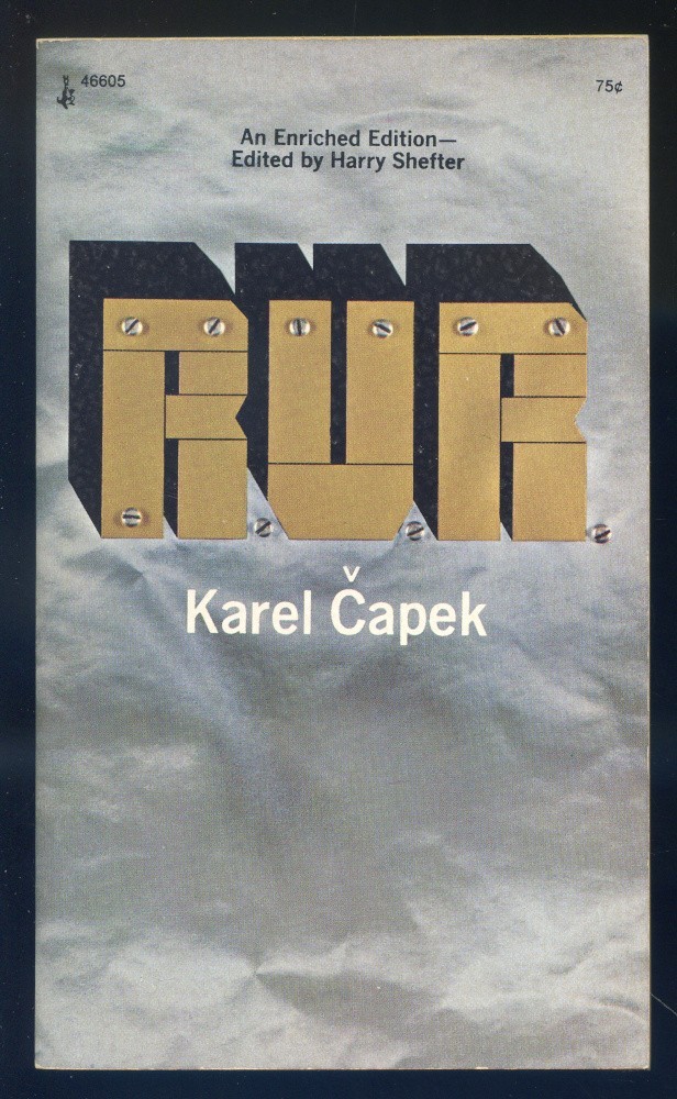 R.U.R. by Karel Capek-Pocket Books/Washington Square Press Paperback-1973
