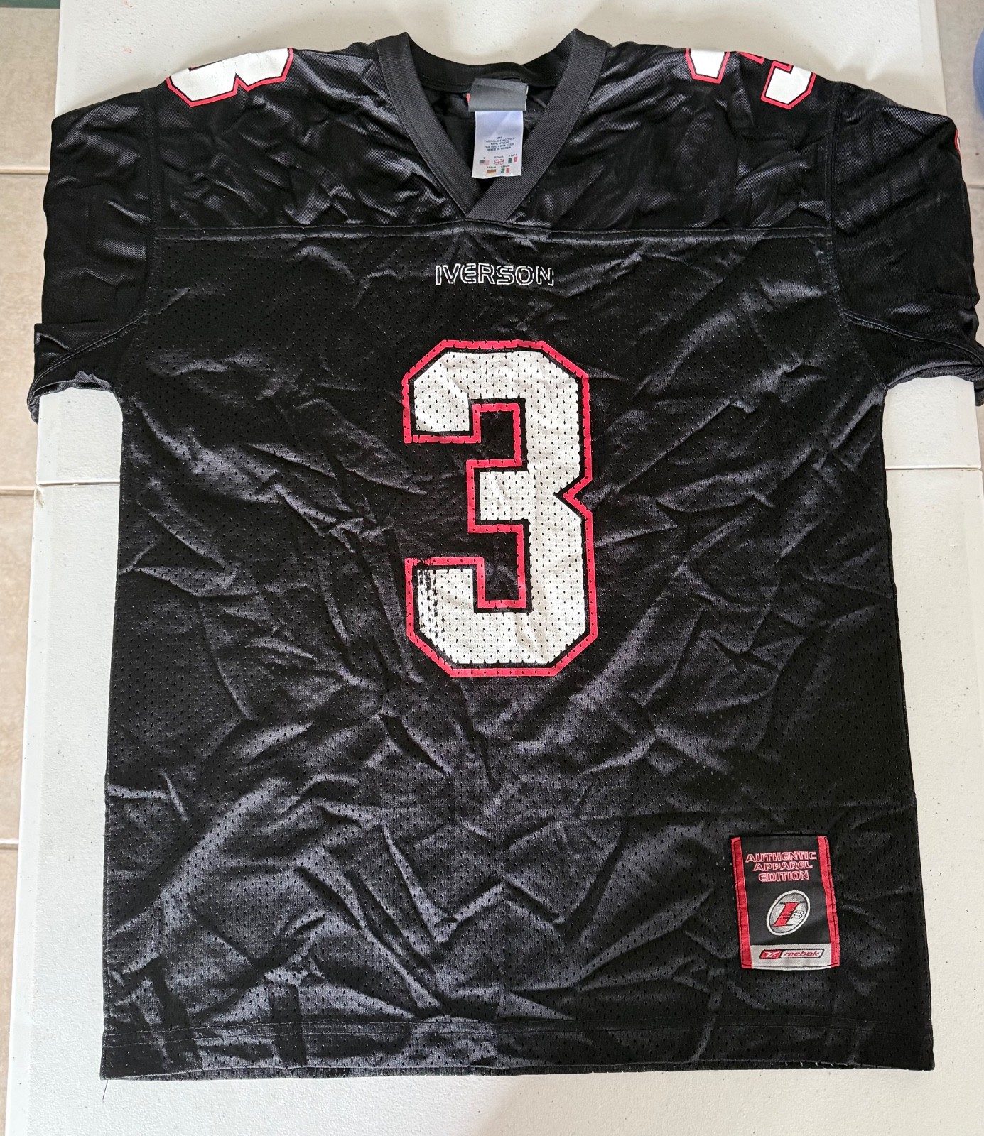 Vintage Reebok Allen Iverson I3 Football Jersey YOUTH/KID