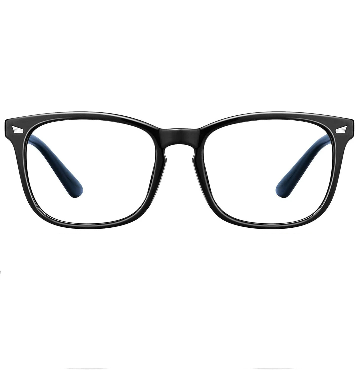 1-3Pcs Blue Light Blocking Glasses Non Prescription Computer Eyewear Black Clear