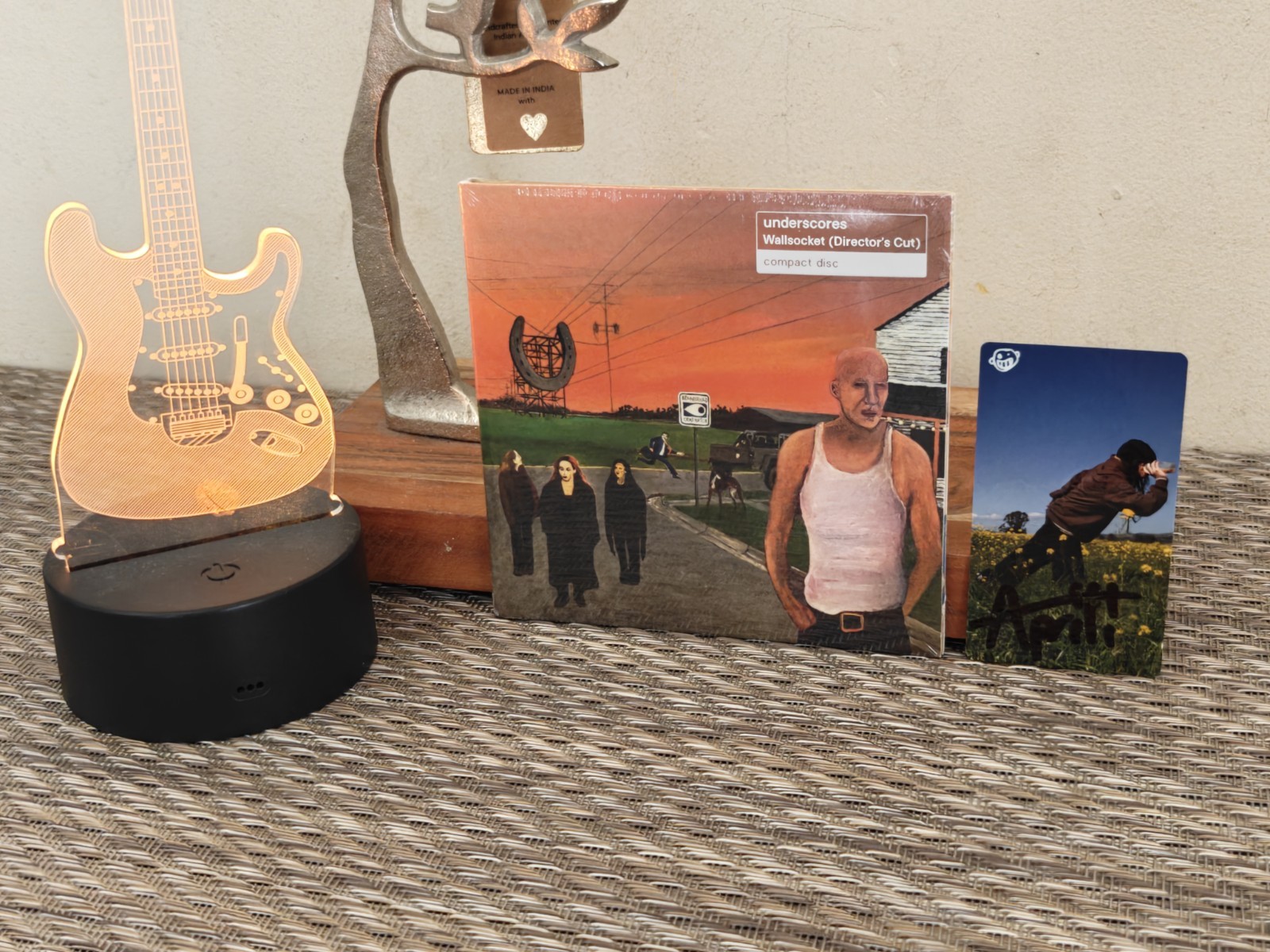 UNDERSCORES Wallsocket Directors Cut CD + Autographed SIGNED Card UNDERSCORES Wallsocket Directors Cut CD + Autographed SIGNED Card