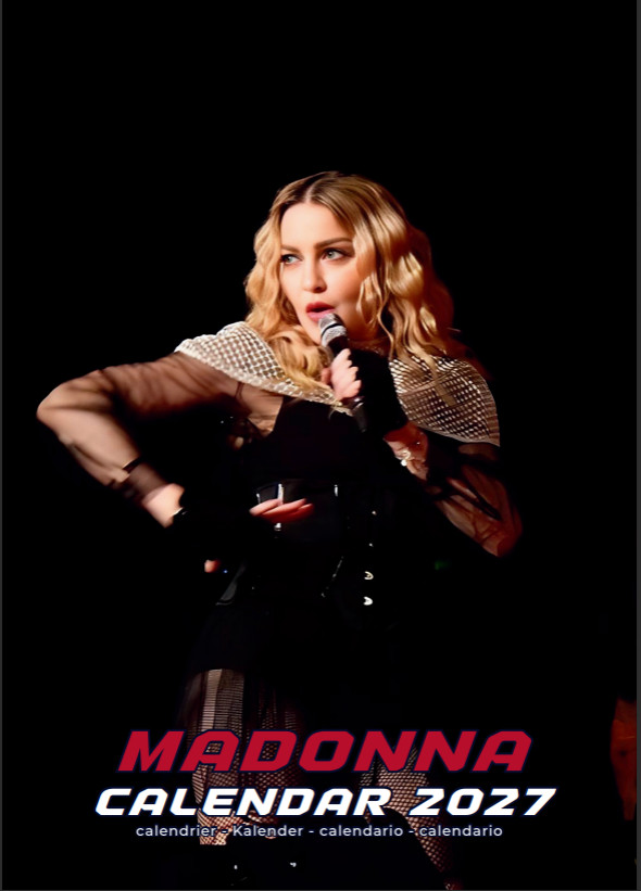 Madonna Calendar 2027 Large A3 Size Wall New Sealed + FREE UK POSTAGE