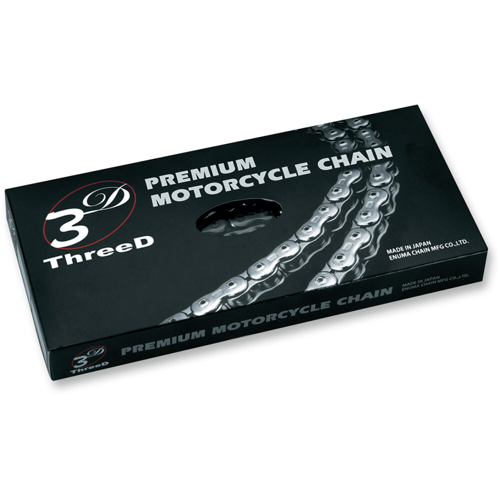 EK 3D ThreeD 520 Z SUPER SPORT Sealed QX2-Ring Chain (Chrome/Nickle) 120 Links