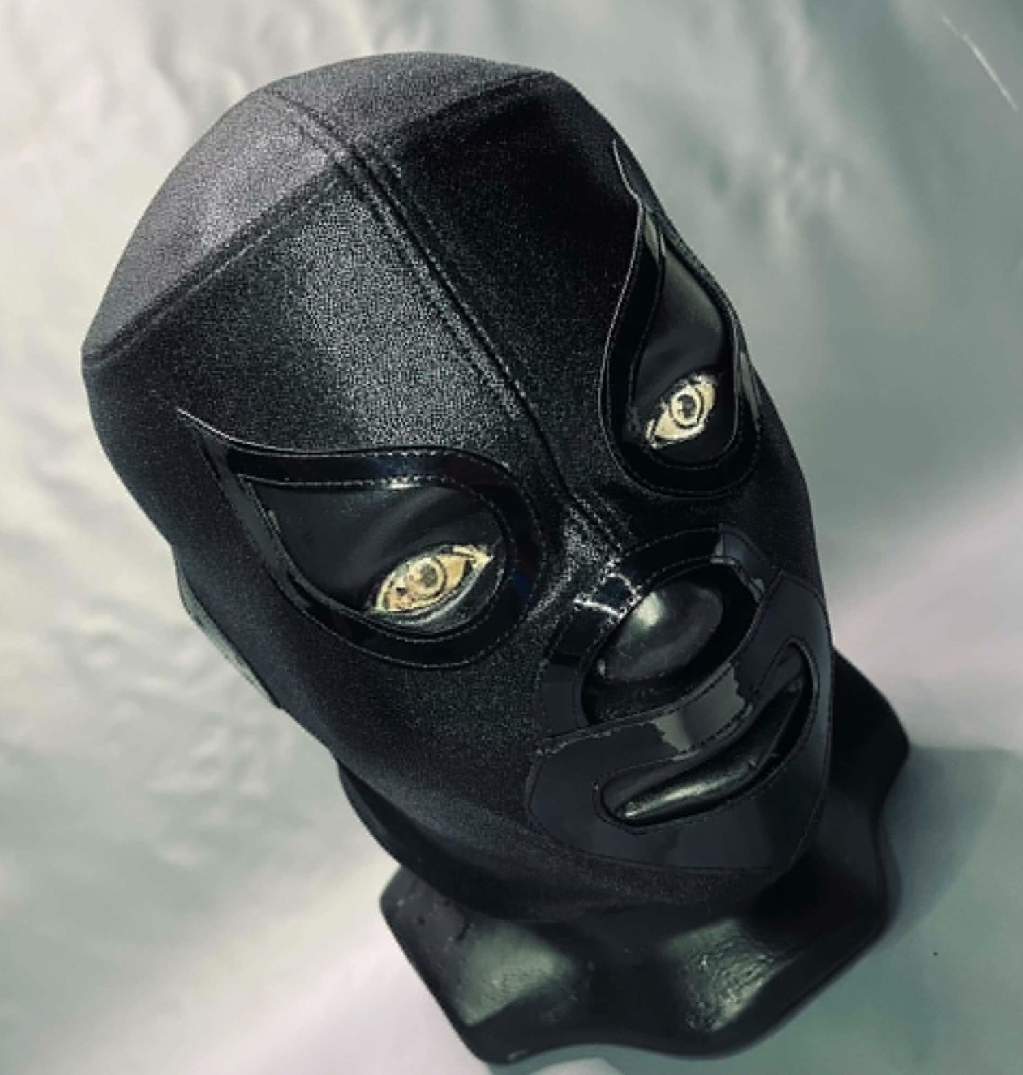 Dark Santo Semi Professional Grade Wrestling Mask Luchador Handmade Mask Mascara