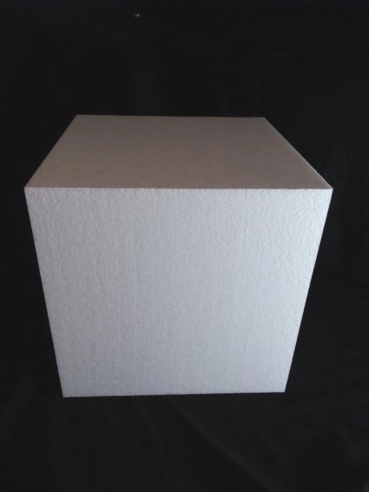 Styrofoam Block 12 x 12 x 12 Inch Cubic Ft Polystyrene EPS Arts Crafts Foam