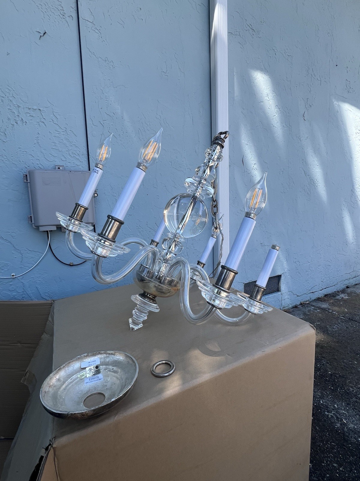 Visual Comfort George II Mini 6-Light Polished-Nickel Chandelier Visual Comfort George II Mini 6-Light Polished-Nickel Chandelier