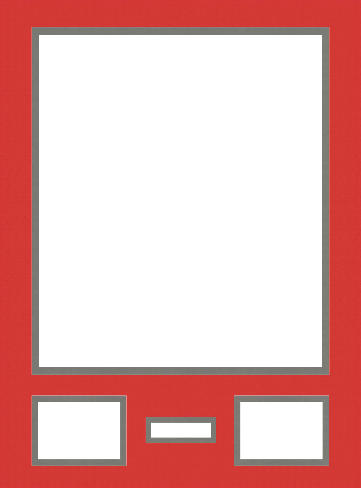 Red&Silver Custom Jersey Display Frame Photo&Signature Slots Wall Mount Red&Silver Custom Jersey Display Frame Photo&Signature Slots Wall Mount
