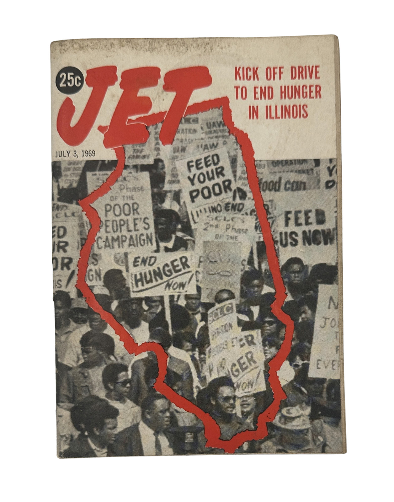Jet Magazine July 3, 1969 Illinois Hunger Drive Poor People’s Campaign Cover