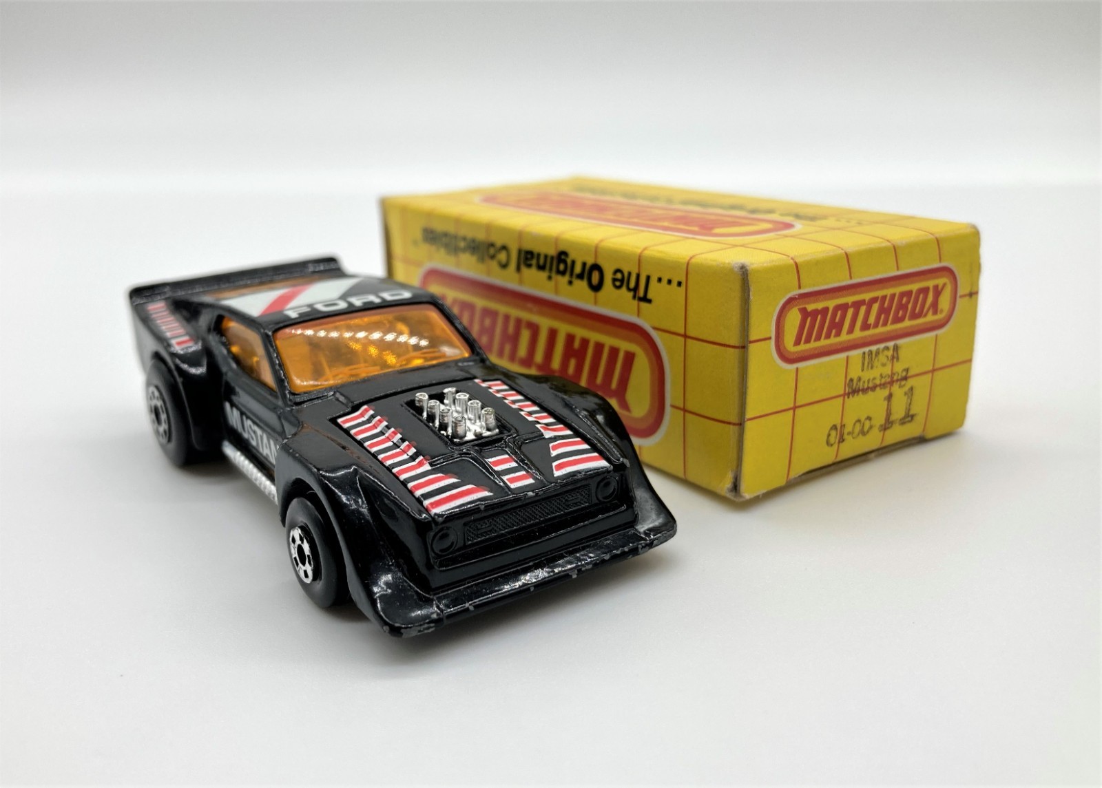 Matchbox No 11, IMSA Mustang, Mint Condition With Original Box