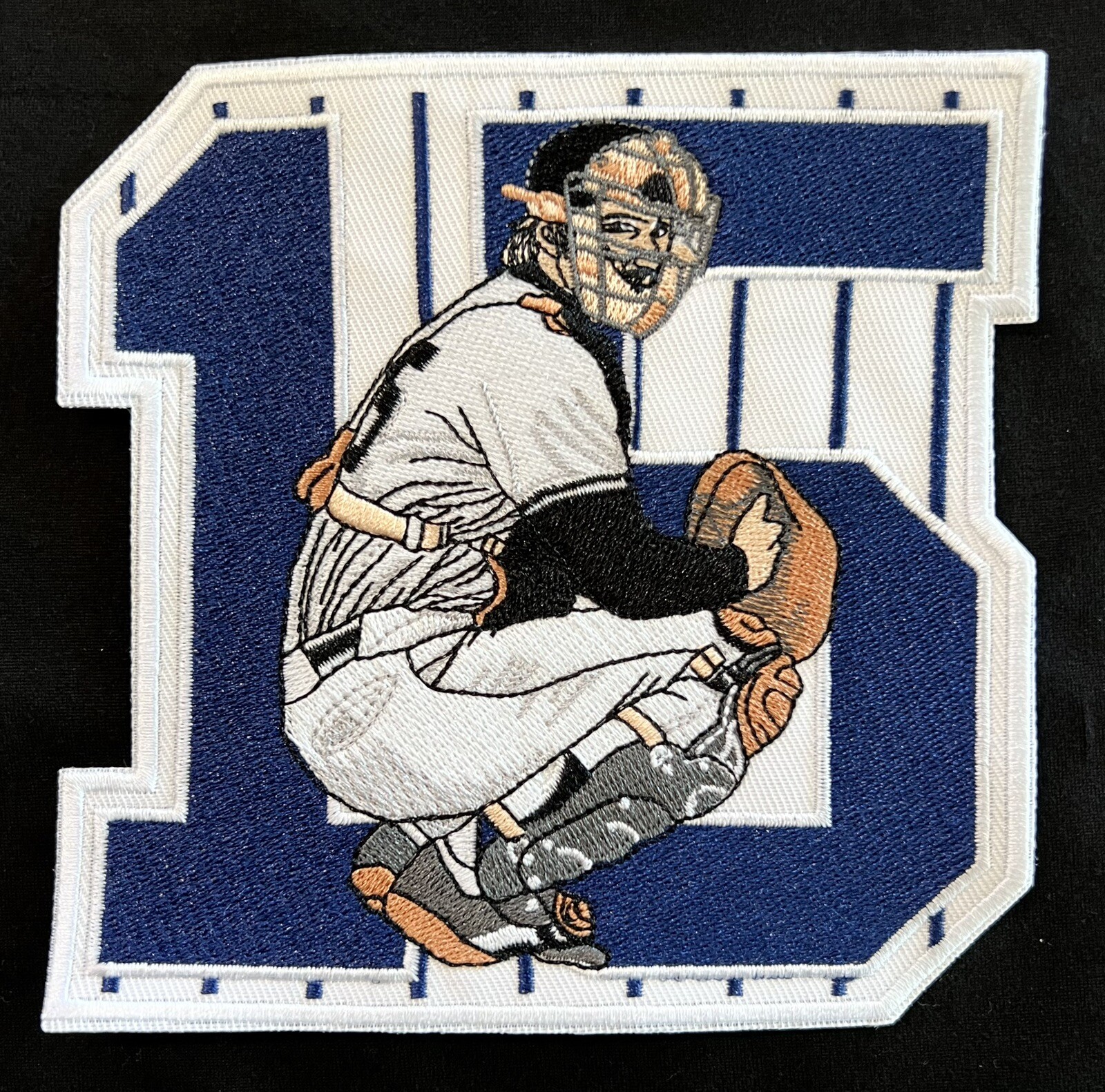RARE Thurman Munson “Capt” New York Yankees 5in. Iron / Sew On Embroidered Patch