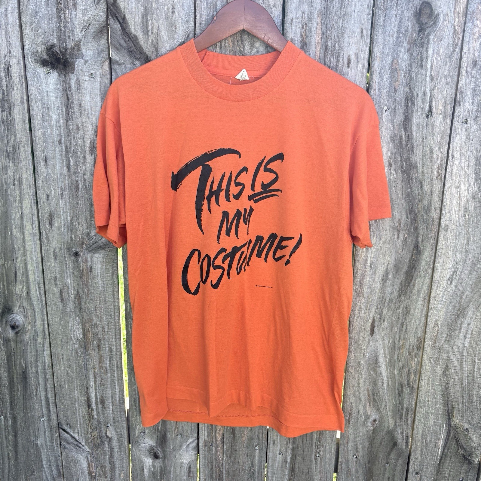 Vintage 1989 Hallmark ‘This Is My Costume’ Halloween T-Shirt – Men’s Large Vintage 1989 Hallmark ‘This Is My Costume’ Halloween T-Shirt – Men’s Large