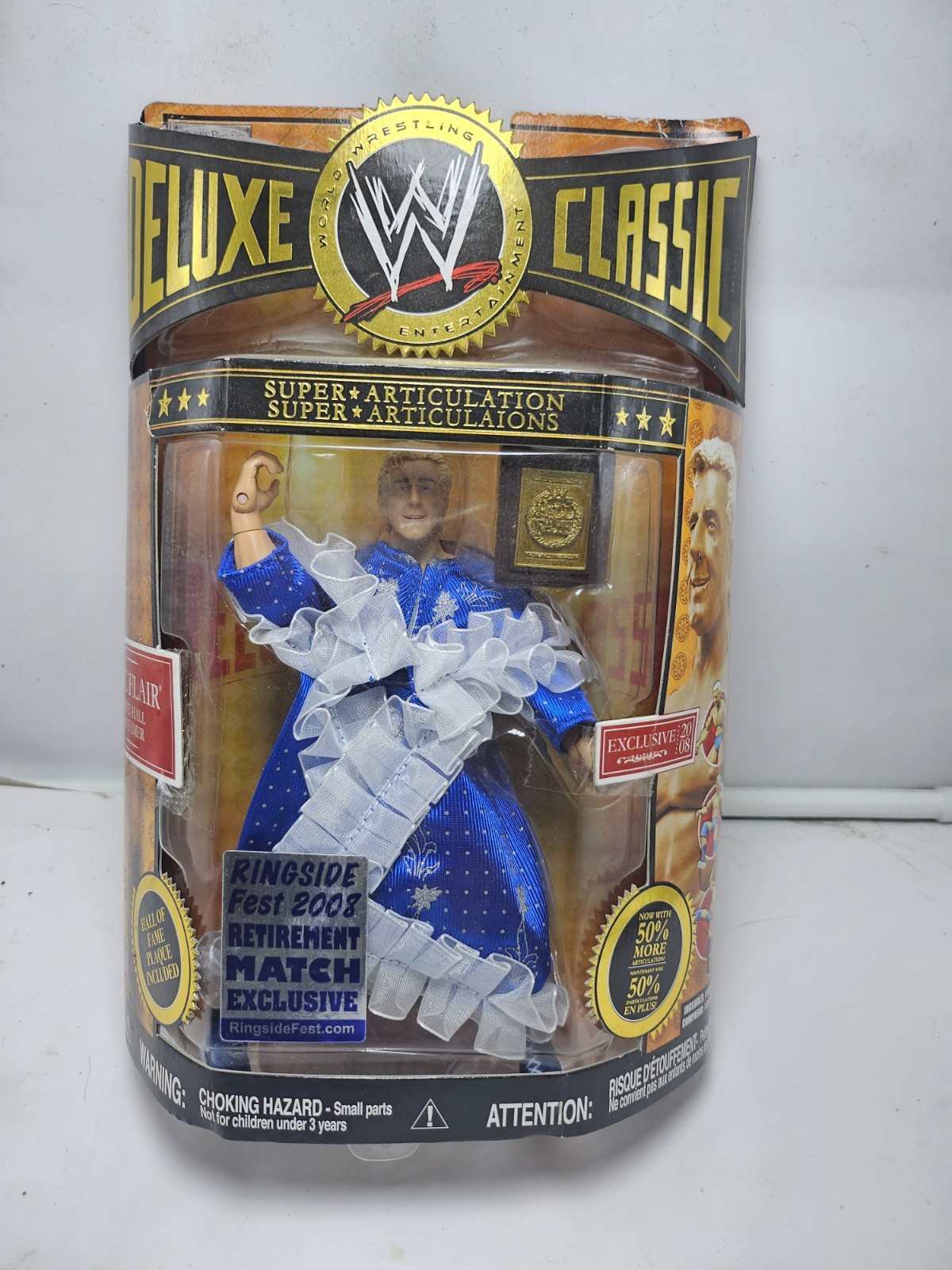 JAKKS WWE Deluxe Classic Superstars RIC FLAIR RETIREMENT MATCH Ringside