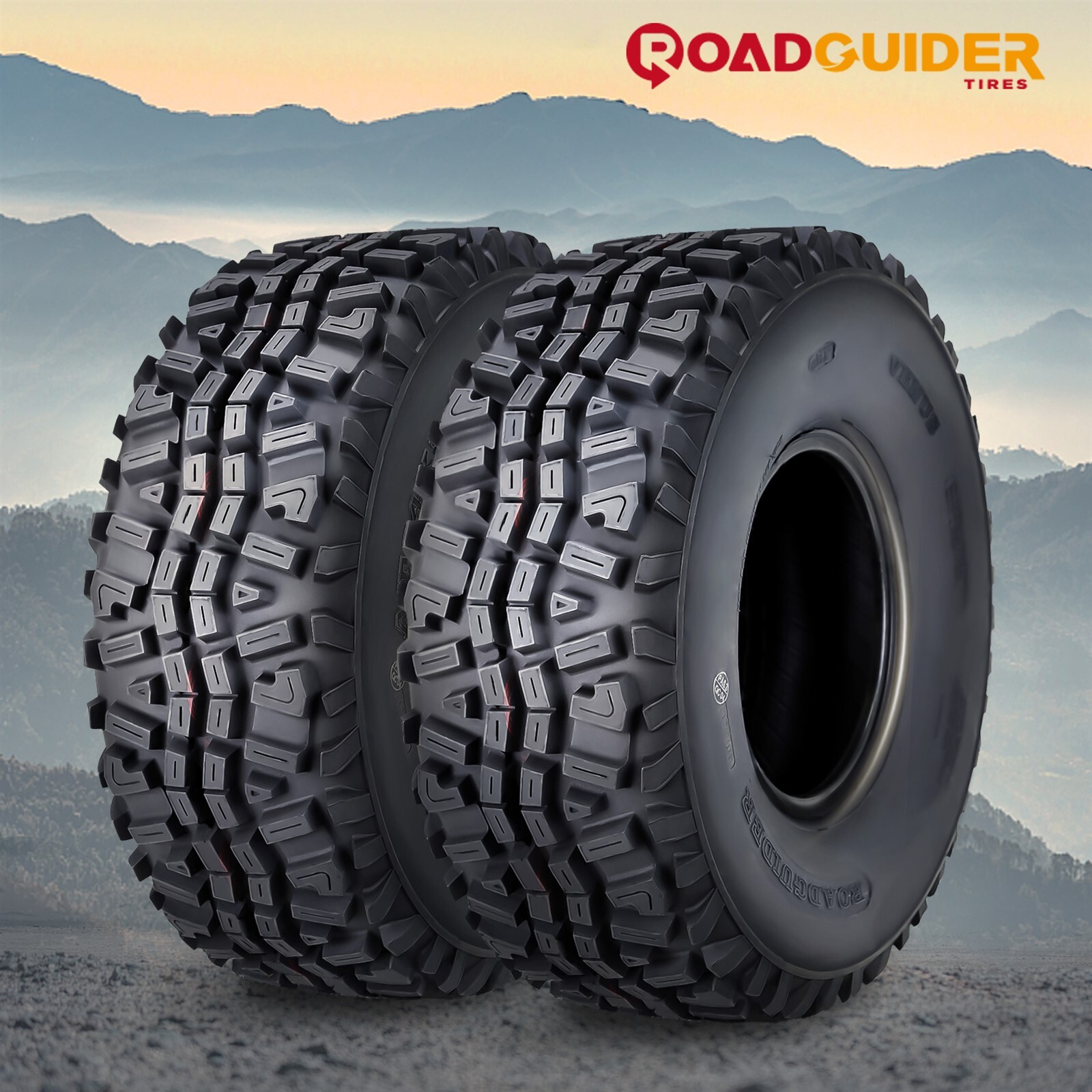 Set 2 ROAD GUIDER ATV/UTV tires 24x9-10 24x9x10 6PR Set 2 ROAD GUIDER ATV/UTV tires 24x9-10 24x9x10 6PR