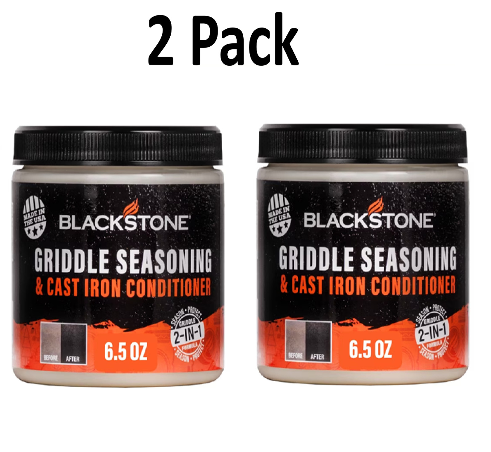 Blackstone Griddle Seasoning And Cast Iron Conditioner Well Protected 2-in-1