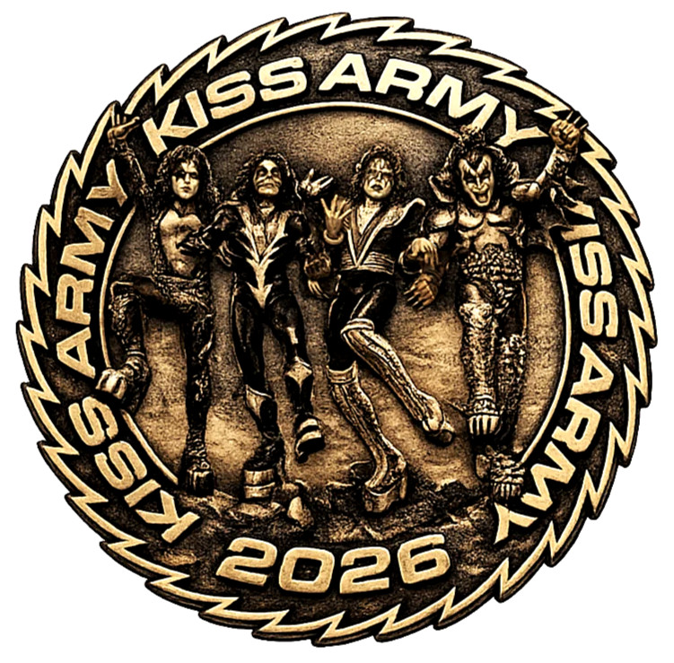 KISS PIN Army Fan Club PIN VIP 2026 Package KISSonline Exclusive Ace Demon NEW