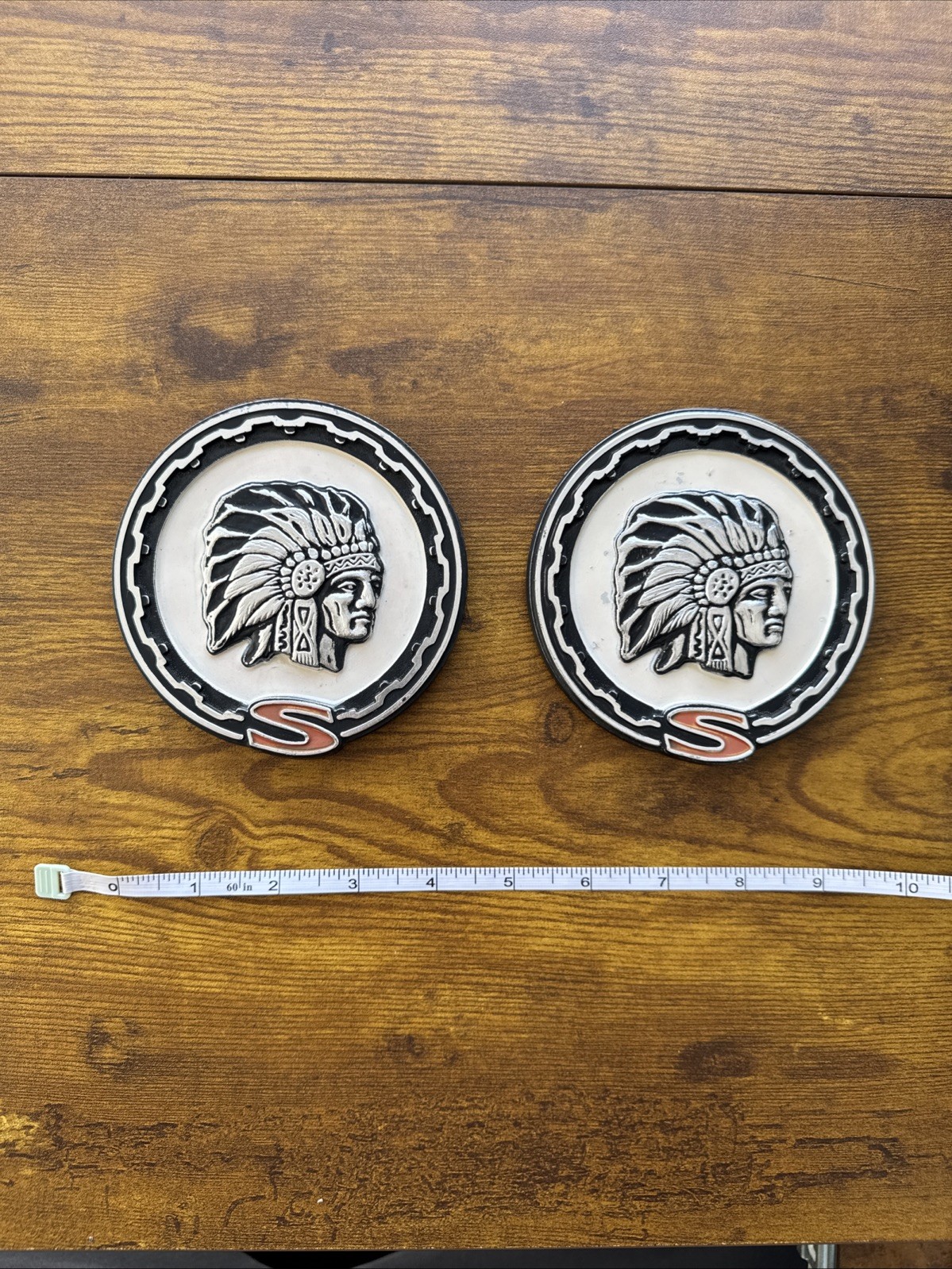 Vintage 1970’s/1980’s Jeep Cherokee Chief S Emblem C Pillar Or Fender - 2 Pieces Vintage 1970’s/1980’s Jeep Cherokee Chief S Emblem C Pillar Or Fender - 2 Pieces