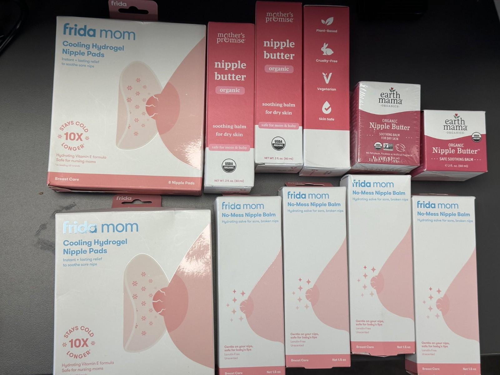 NEW / UNUSED Breastfeeding & Postpartum Nipple Care Bundle
