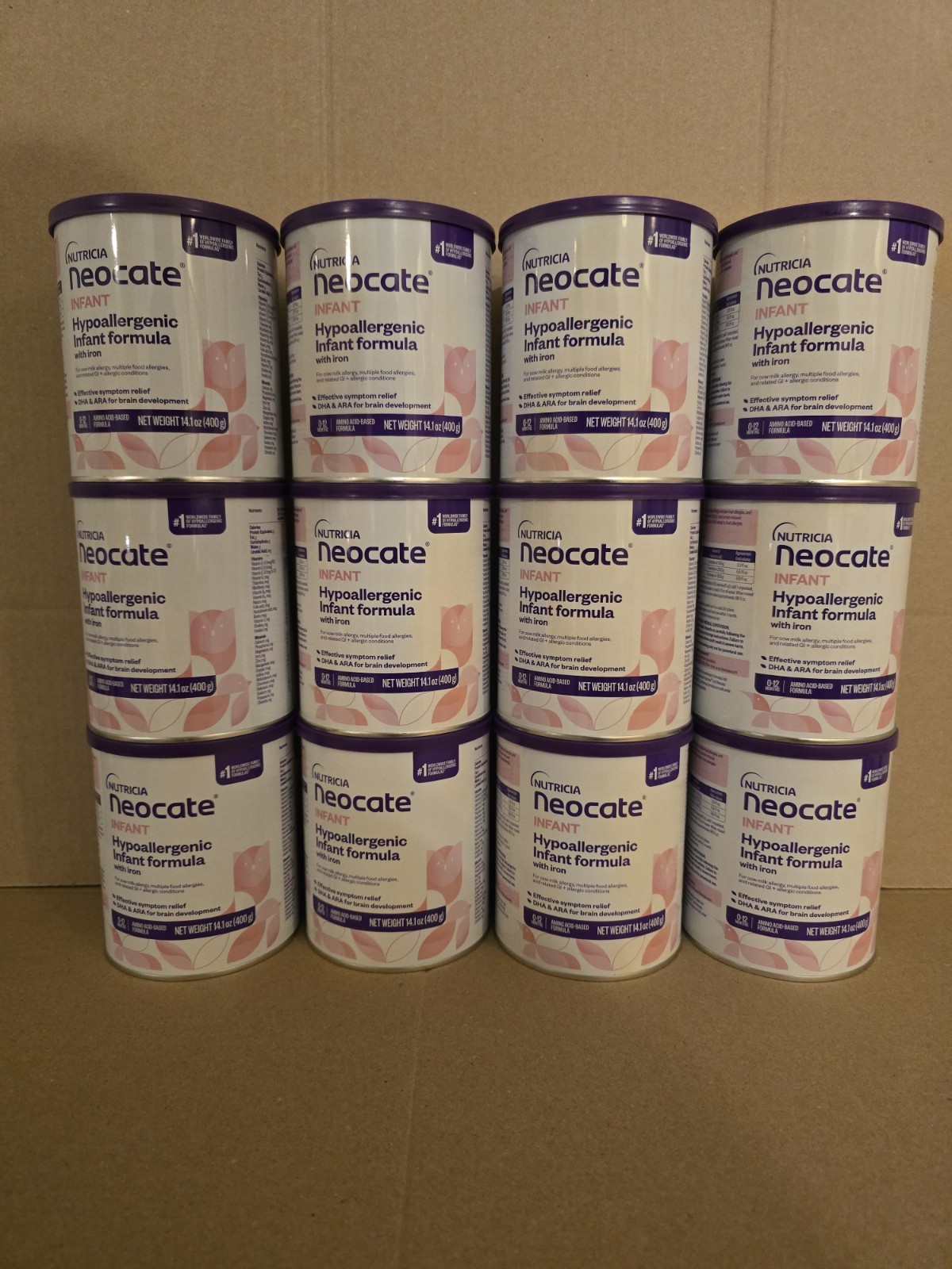 (12)NEOCATE Infant With DHA/ARA EXP. 07/27  NEW LOOK
