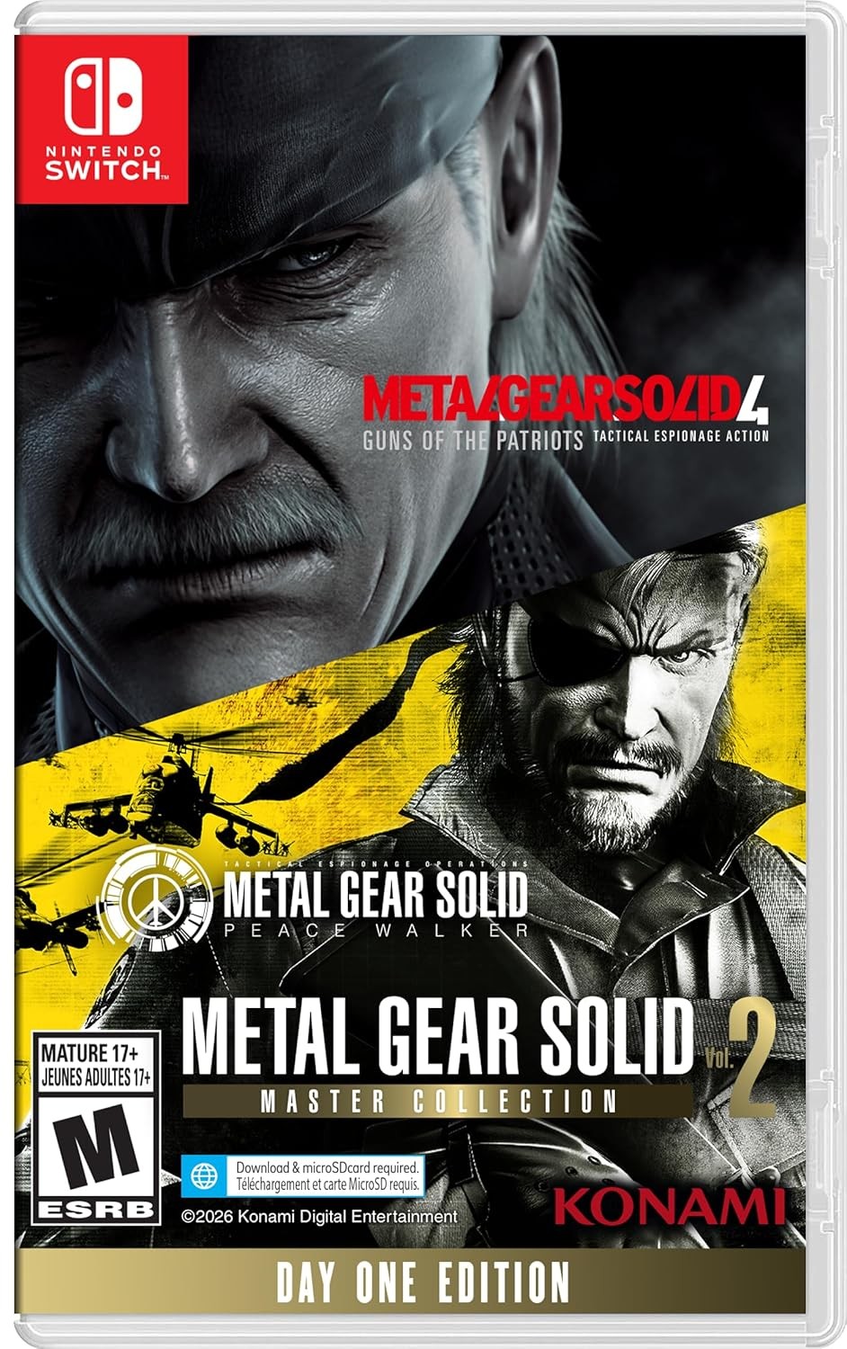 METAL GEAR SOLID MASTER COLLECTION Vol. 2: DAY ONE EDITION - Nintendo Switch