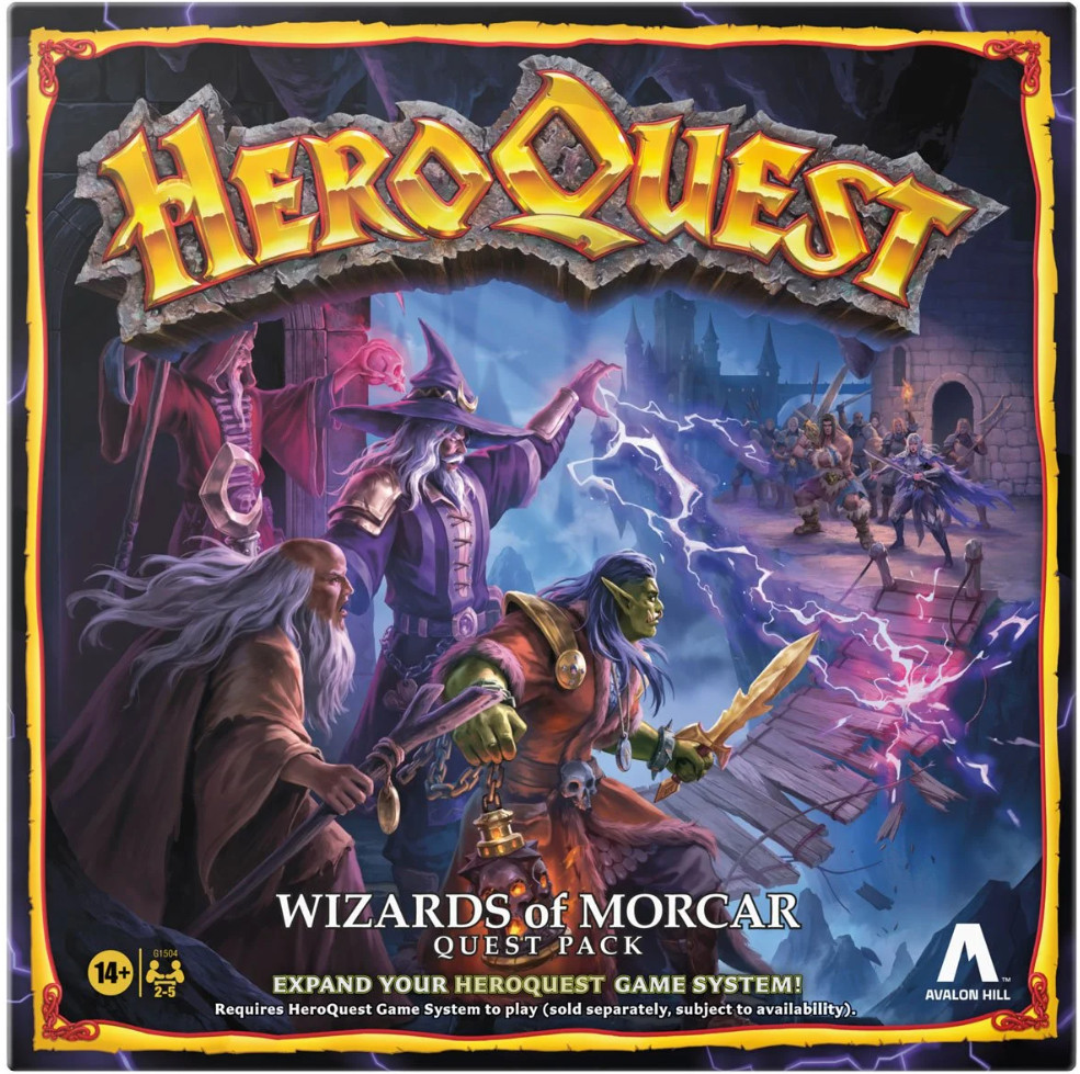 HeroQuest Wizards of Morcar Quest Pack Expansion Hasbro NEW in hand