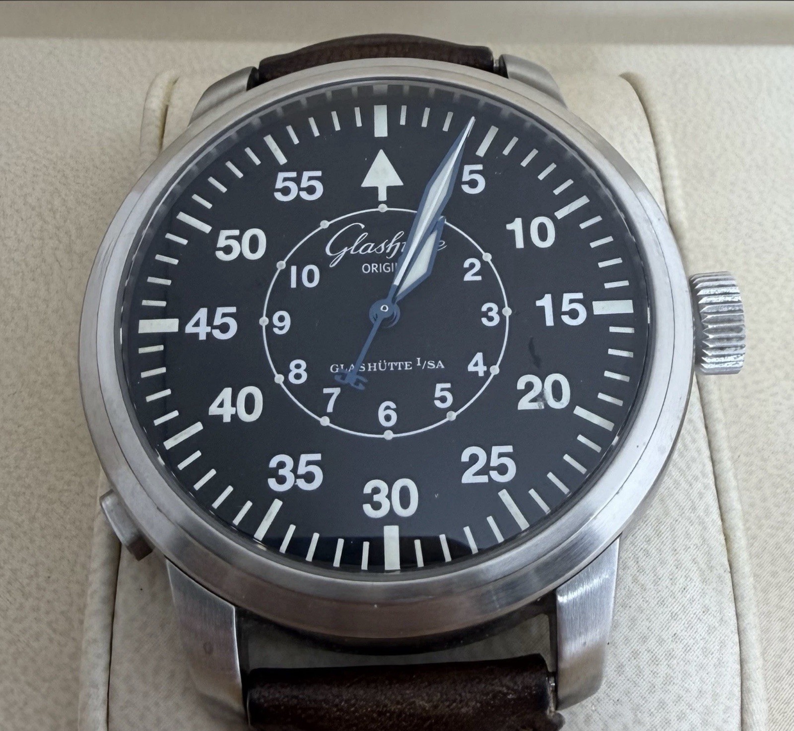 Mens GLASHUTTE Original Senator Navigator Automatic 44 mm watch limited