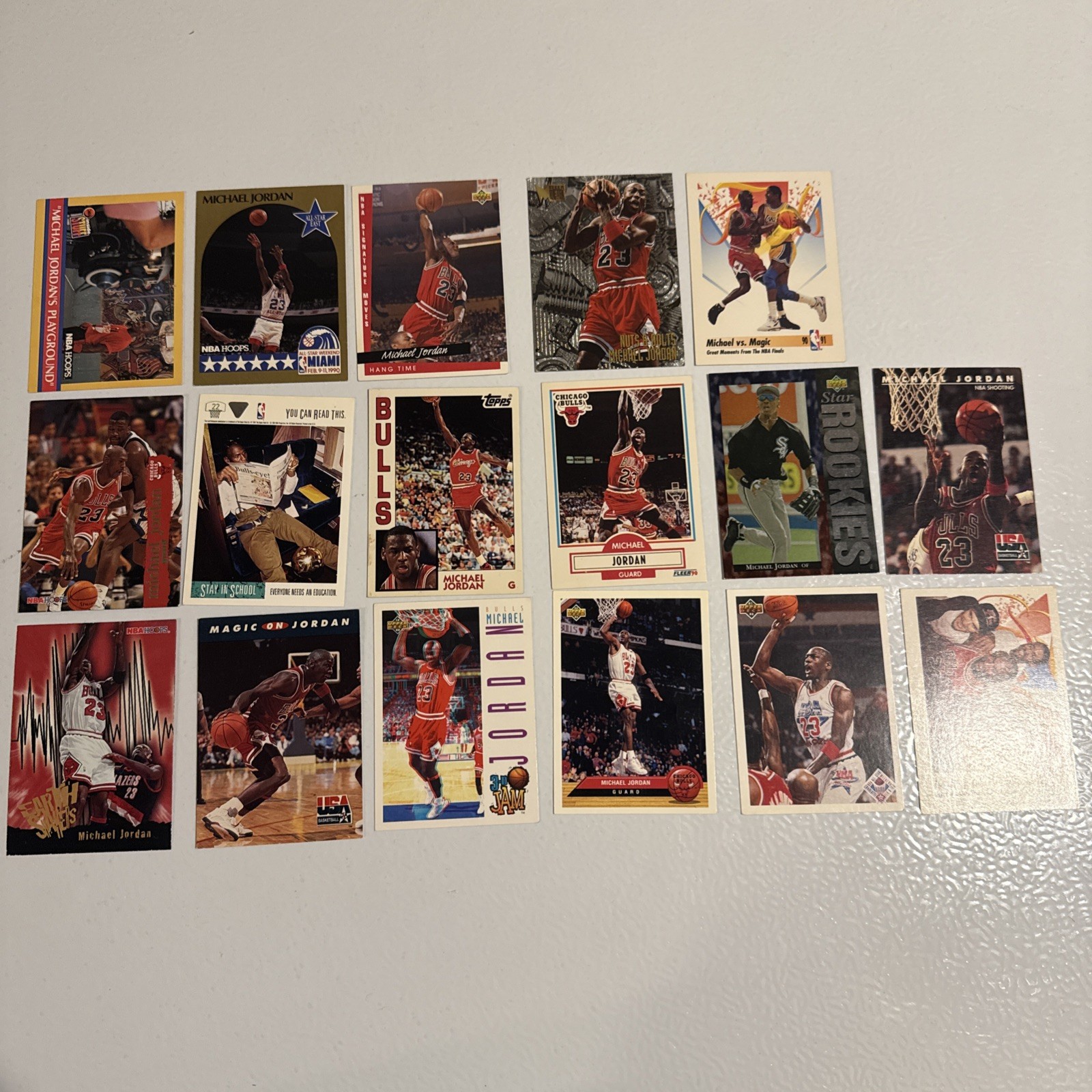 Micheal Jordan Card Lot 17 Cards Nuts & Bolts ++