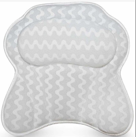 ZEN ZONE LUXURIOUS BATHTUB PILLOW ERGONOMIC SPA BATH CUSHION NECK & BACK SUPPORT ZEN ZONE LUXURIOUS BATHTUB PILLOW ERGONOMIC SPA BATH CUSHION NECK & BACK SUPPORT