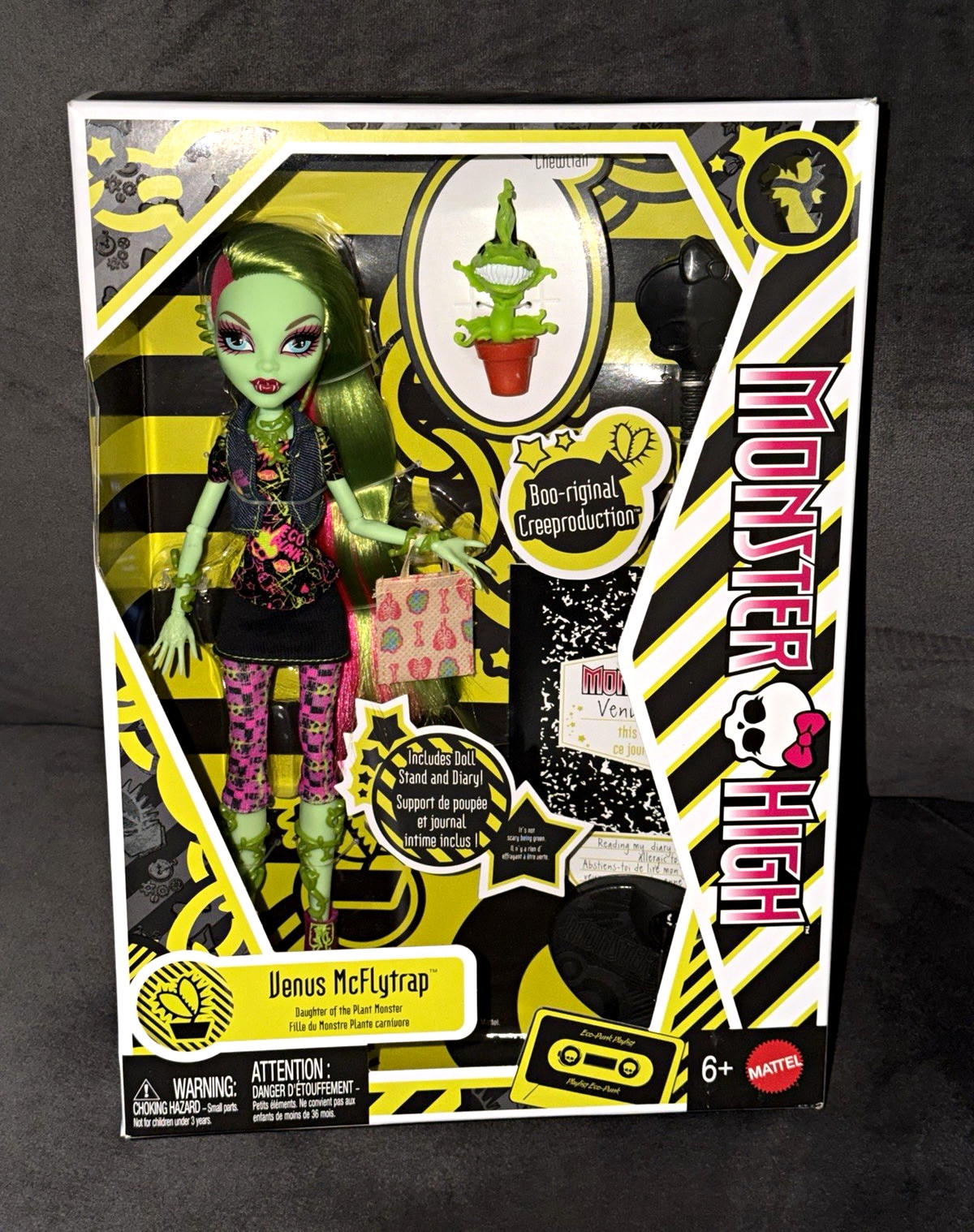 Mattel Monster High Venus McFlytrap Boo-riginal Creeproduction Doll Stand 11\ Mattel Monster High Venus McFlytrap Boo-riginal Creeproduction Doll Stand 11\