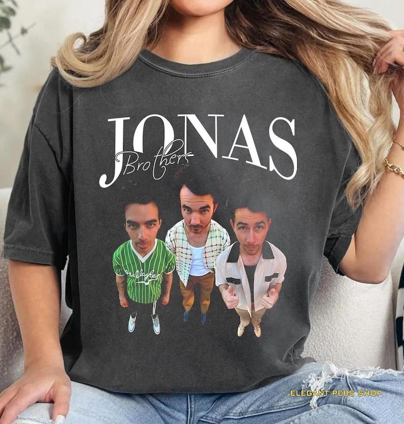 Jonas Bros 20Th Anniversary Tour 2025 T-Shirt, Vintage Jonas Tour Fan