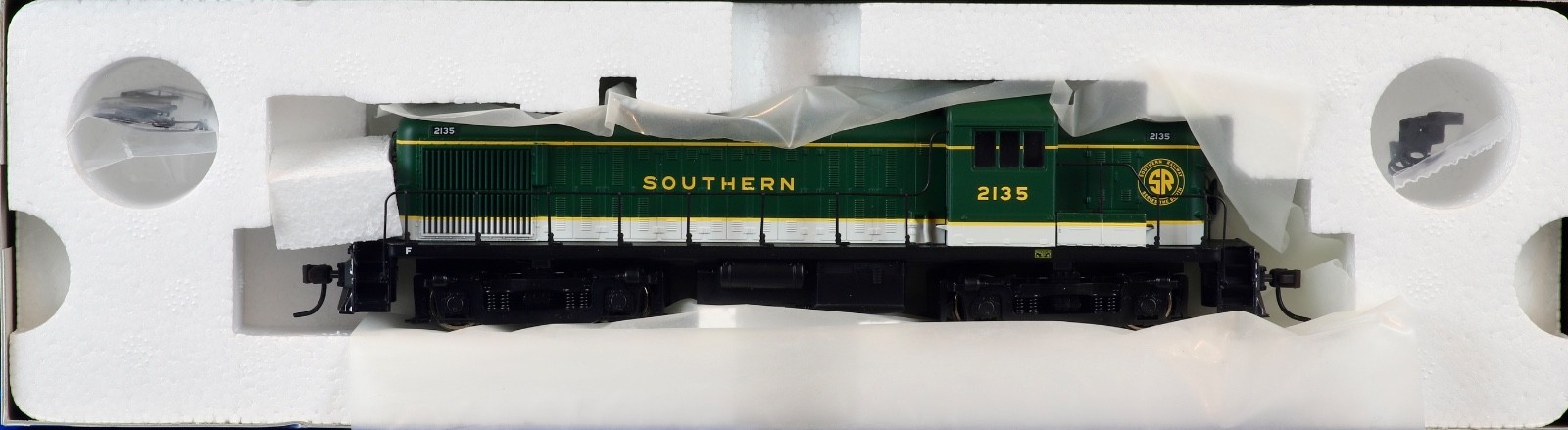Atlas Classic 8311 HO Alco RS-3 Southern Railway #2135 Green DC Locomotive NEW