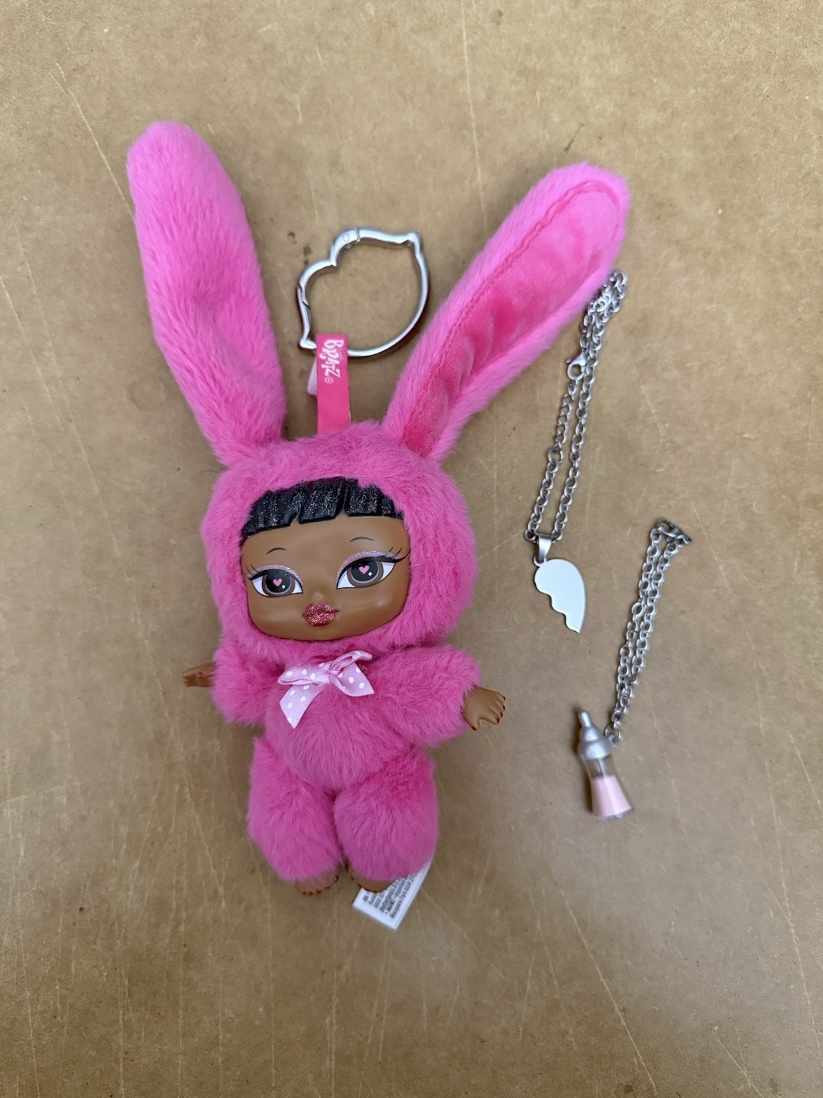 Bratz Bratziez Sweetheartz Seriez Plush Sasha Keychain - Valentine Edition READ
