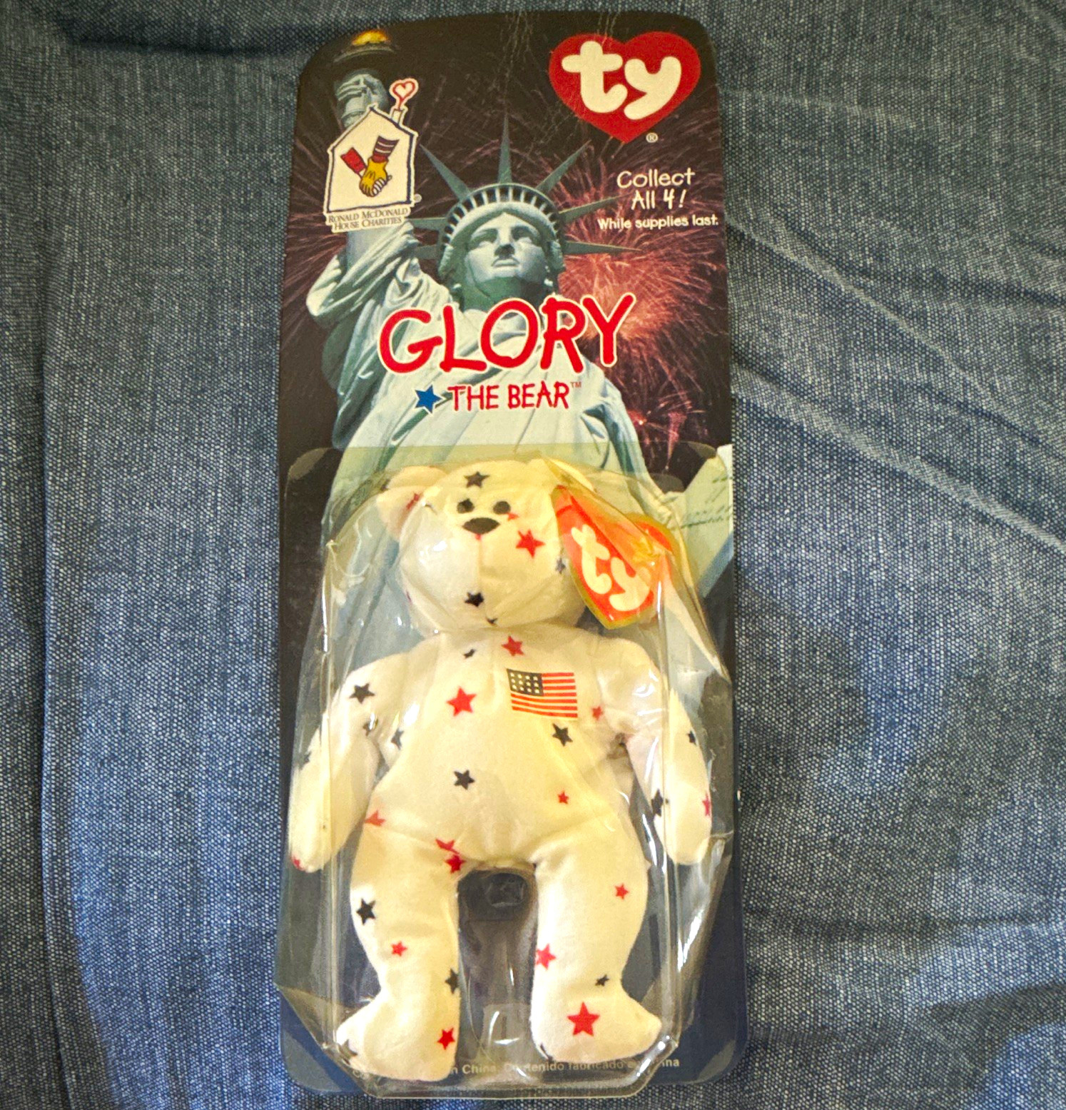 Ty Beanie Babies Glory the Bear McDonald\'s Happy Meal Toy 1999 Vintage