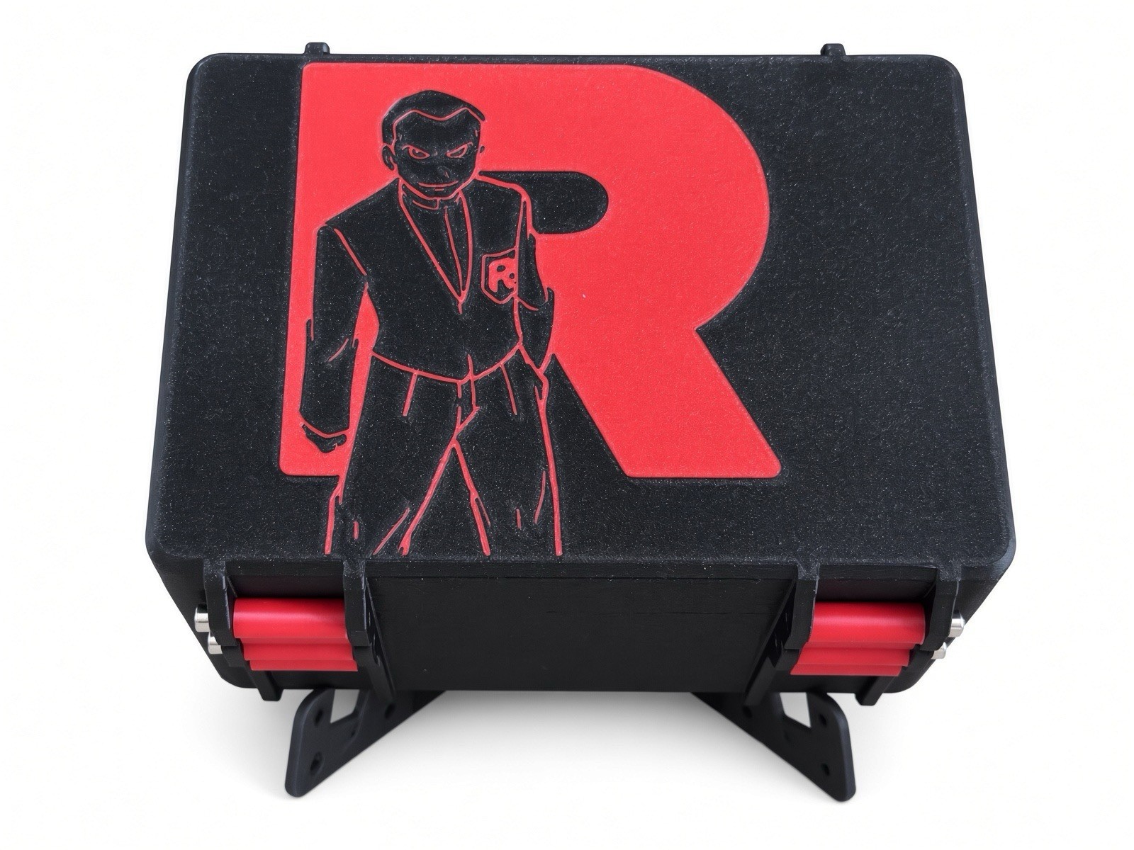 Team Rocket’s Giovanni | 100 Toploader Case | Pokémon TCG Card Collector Box