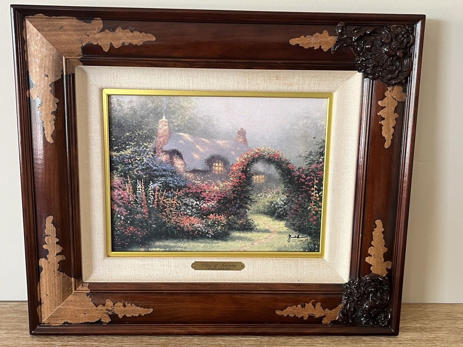 Thomas Kinkade Glory of Morning Certificate Authenticity g/p RARE