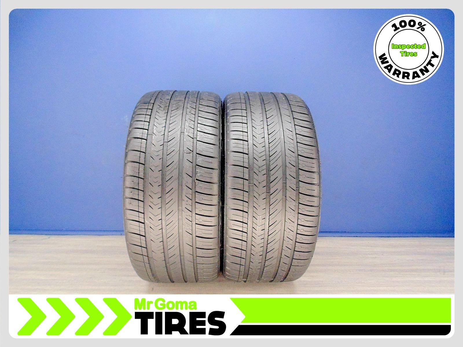 2 Michelin Pilot Sport All Season 4 XL 255/35R19 Used Tires 6.3/32 Tread 2553519