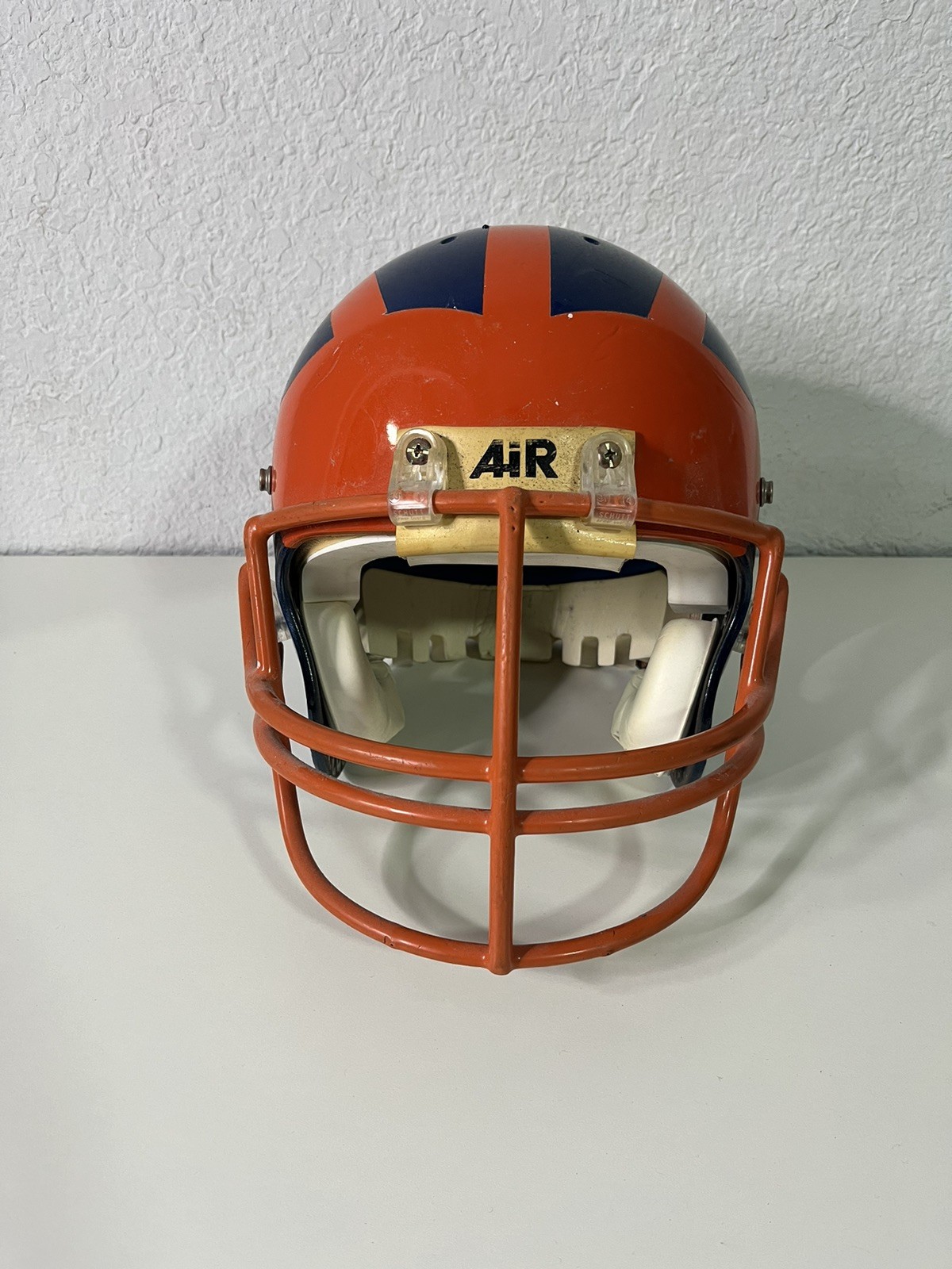 VTG Schutt AiR Power Football Helmet Adult Blue Orange Wing VTG Florida Gators