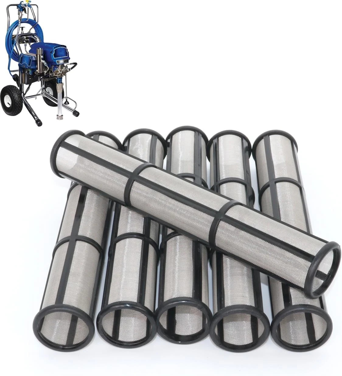 6Pieces 244067 Manifold Filter, 60 Mesh Compatible with Graco Airless Paint S...