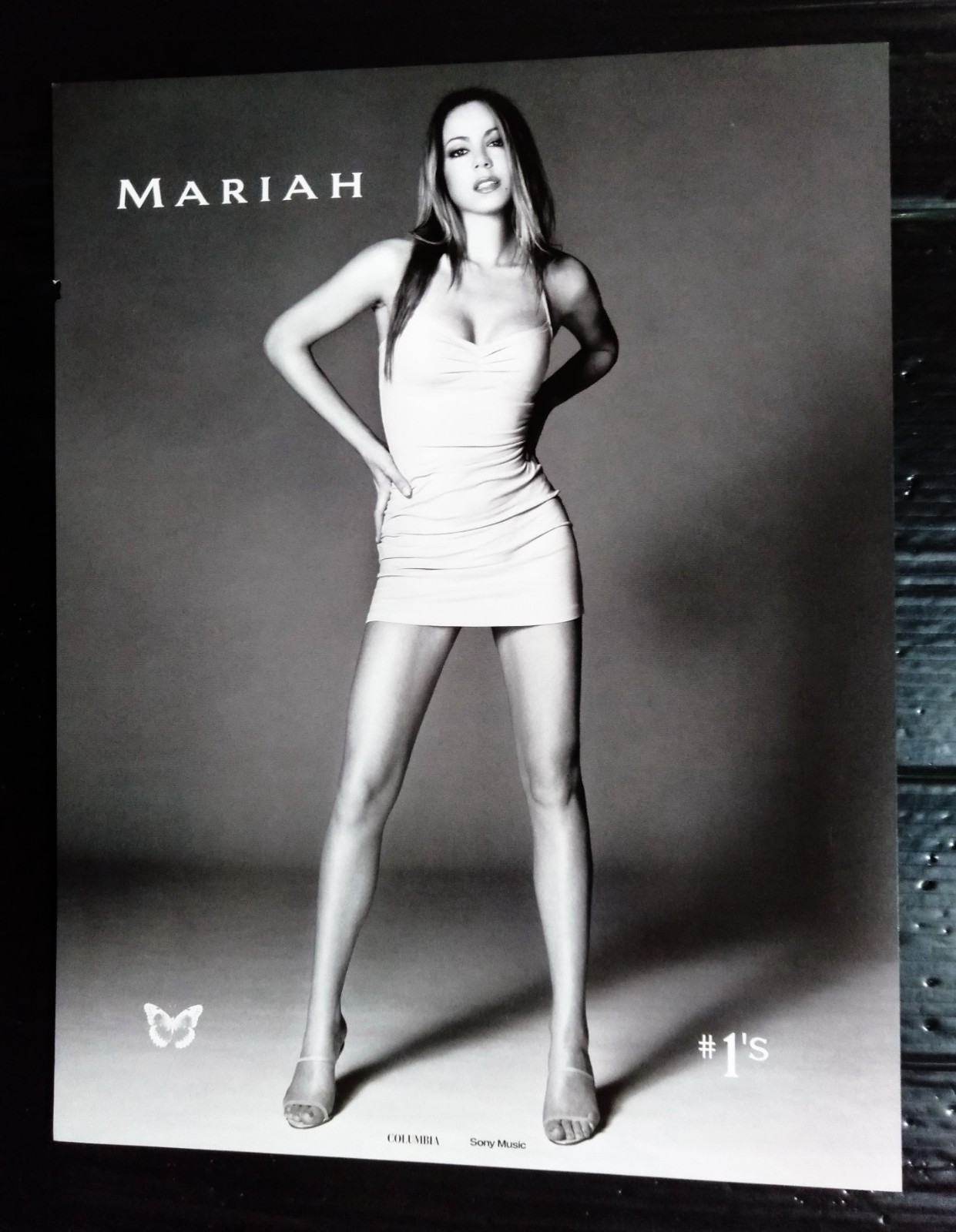 Mariah Carey Number 1\'s Vintage 1998 Thailand SP Promote Handbill MEGA RARE