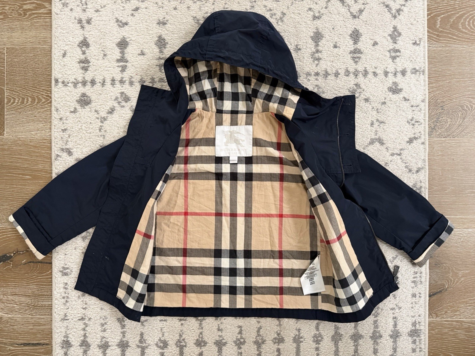 Children’s Burberry Rain Coat Jacket Size 5