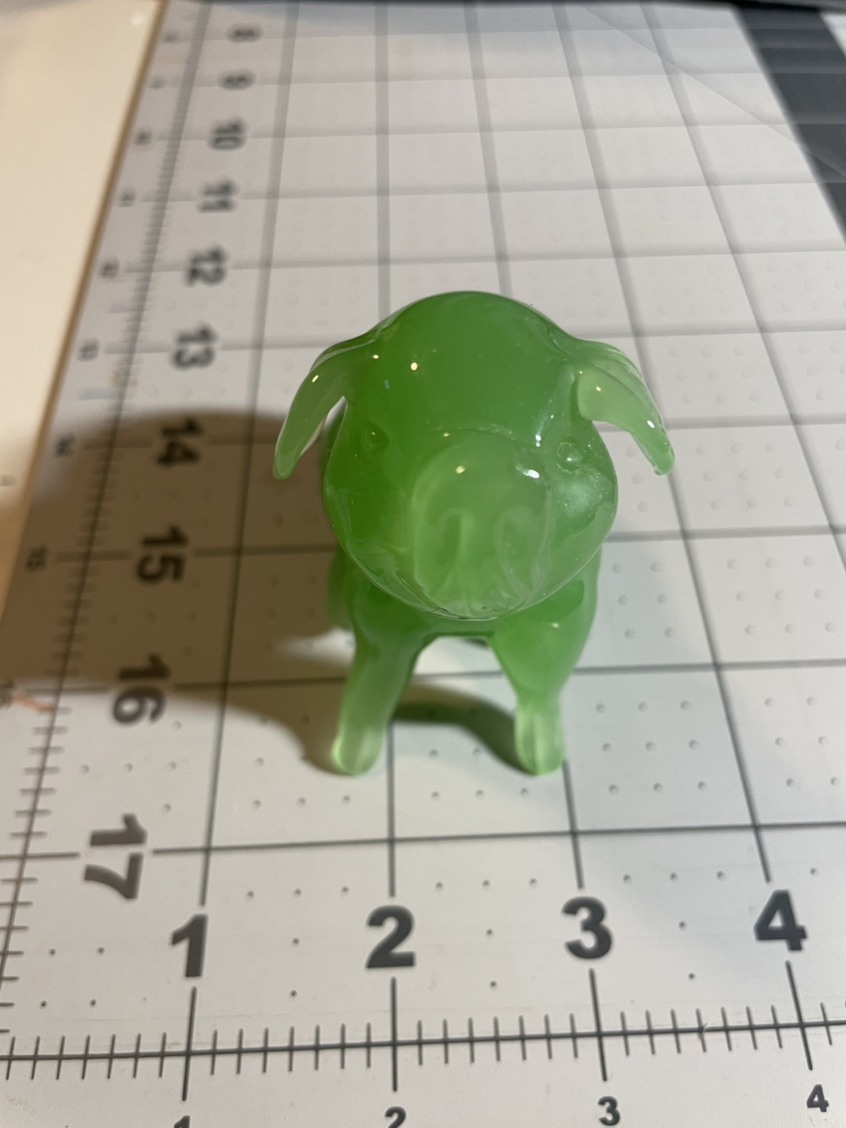 Jade Stone Pig Vintage Genuine Figurine Hand Carved Natural Green Jade Stone Pig Vintage Genuine Figurine Hand Carved Natural Green