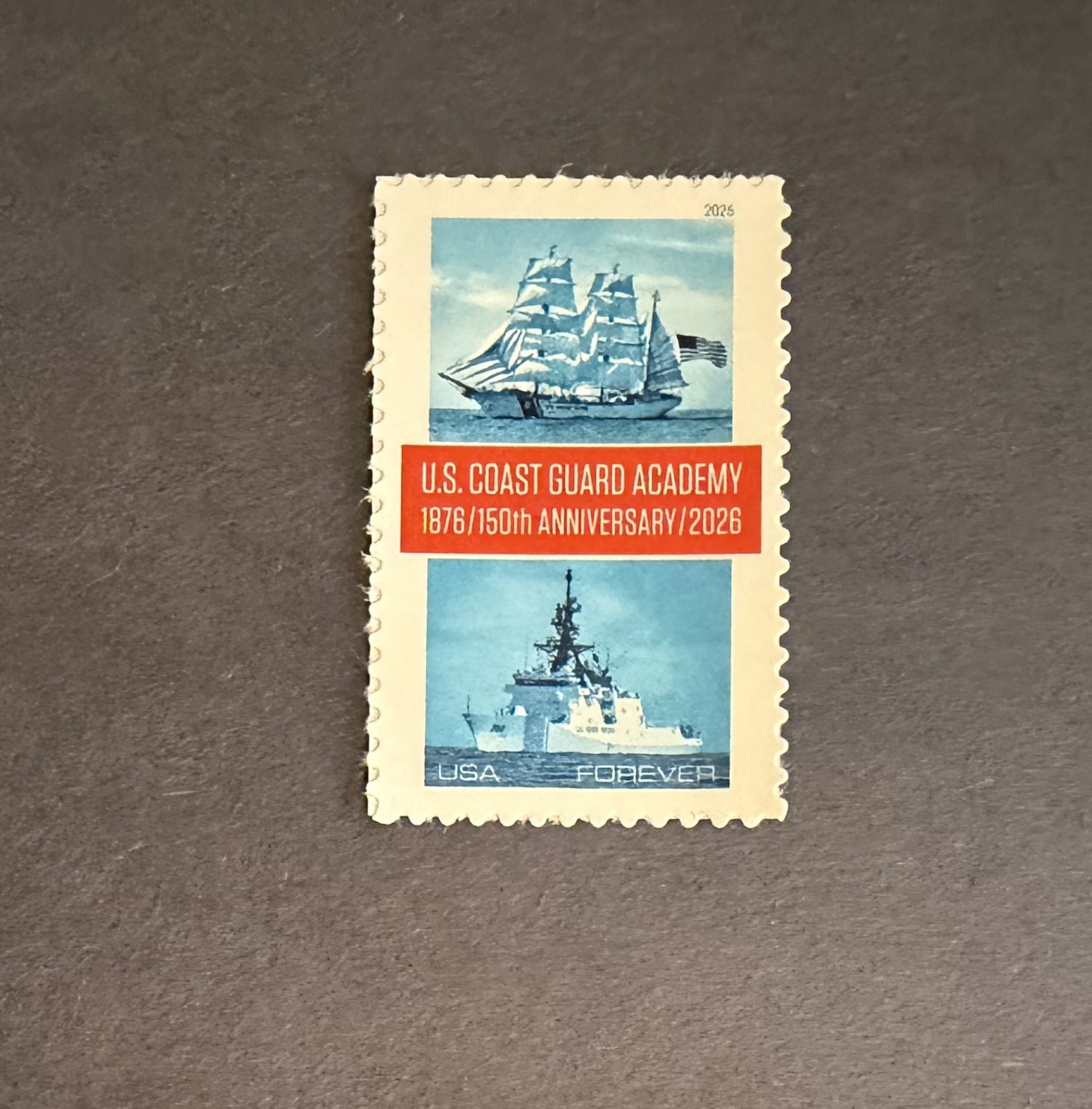 US# 6117 - Coast Guard Academy 150th Anniversary Forever Single Stamp