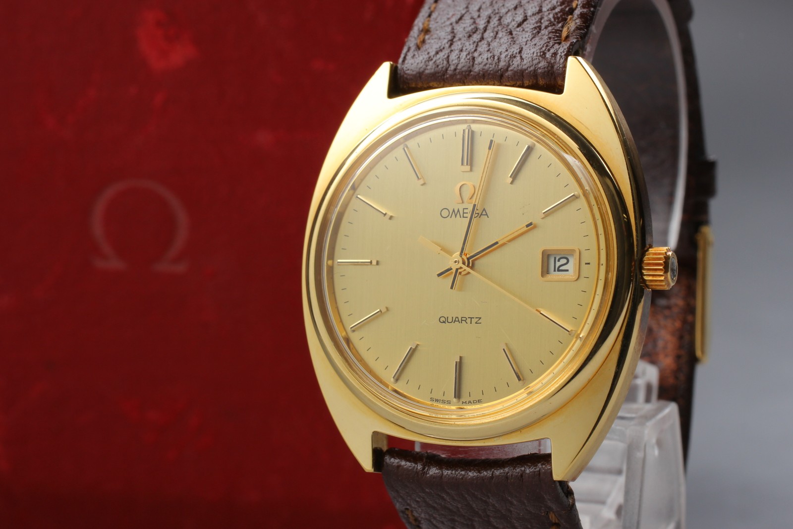 Vintage 1978 OMEGA Seamaster Mens Watch Cal.1370 Ref.196.0121 Quartz  From JAPAN