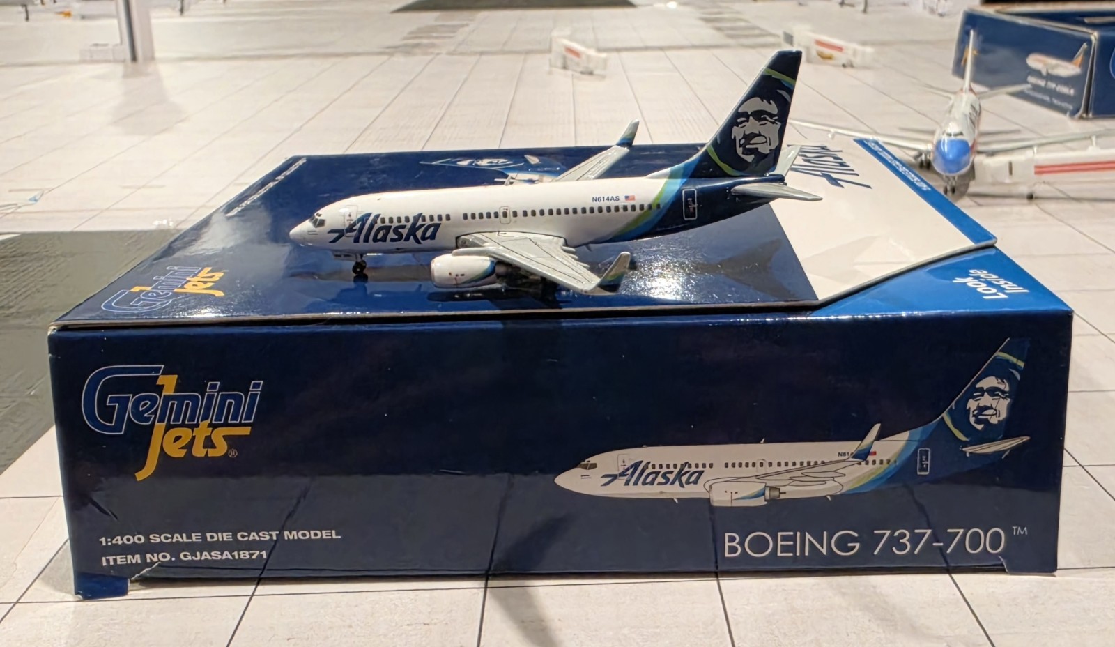 ALASKA AIRLINES 737-700 Gemini Jets 1/400 GJASA1871