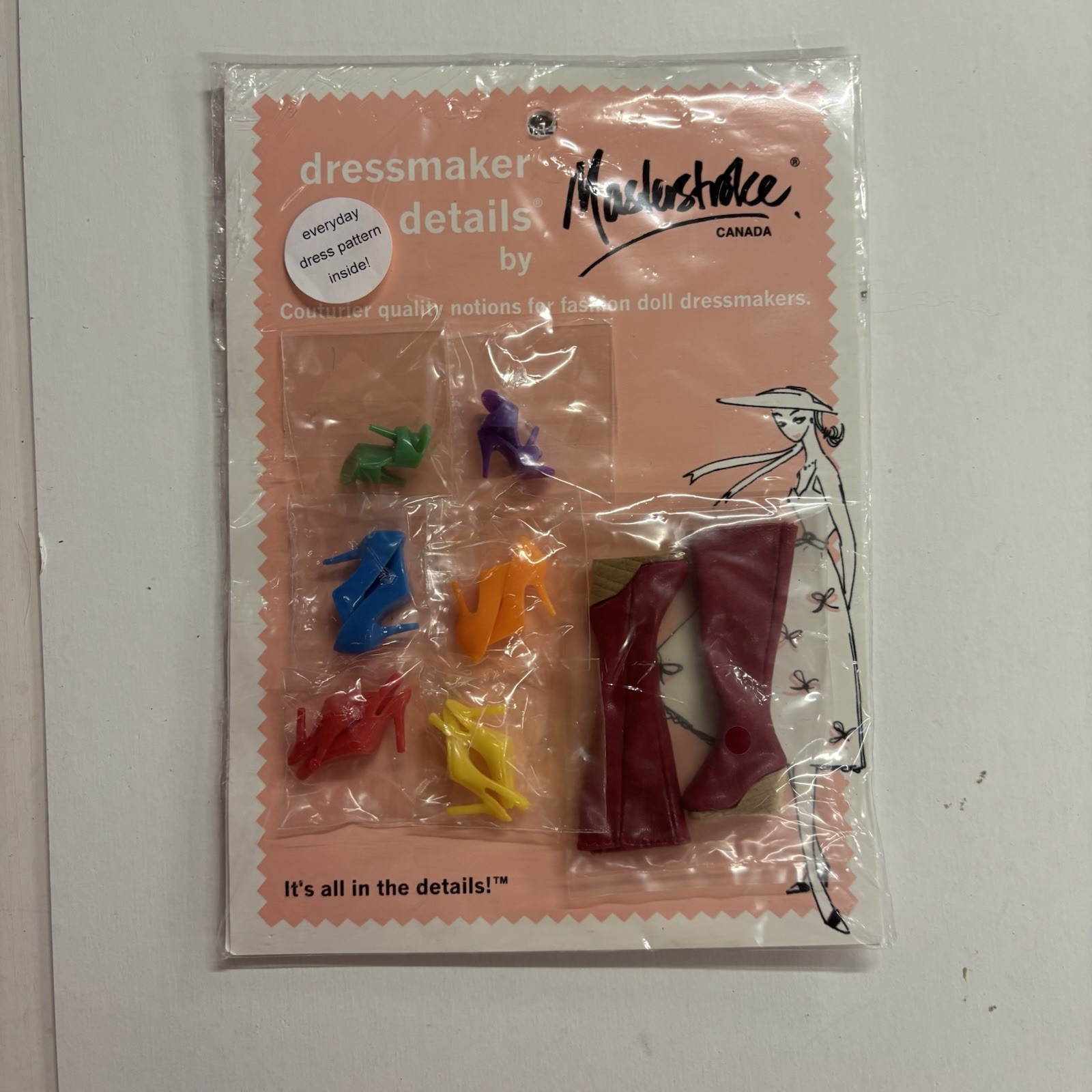 Masterstroke Dressmaker Details Shoe Bundle For Fashion Dolls NRFB
