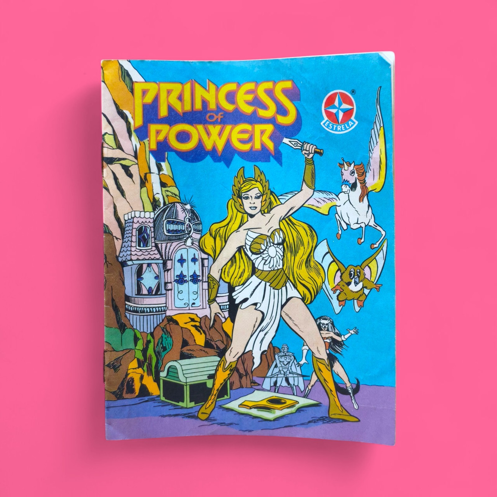 PRINCESS OF POWER BOW MINI COMIC 🇧🇷 ESTRELA BRAZIL SHE-RA VINTAGE MOTU 80\'S