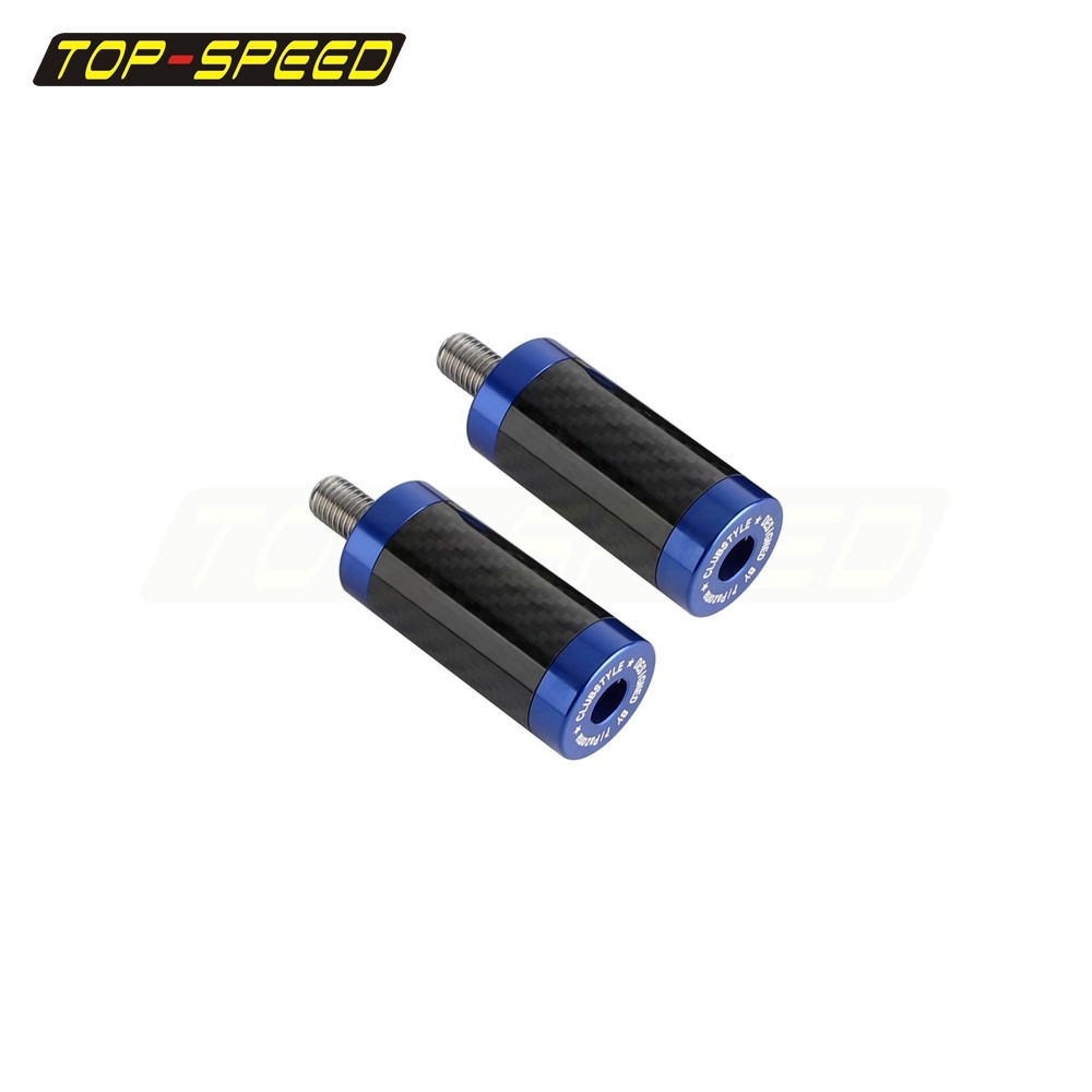 Highway Peg Carbon Fiber Slider Ends For Harley 1 1/4\