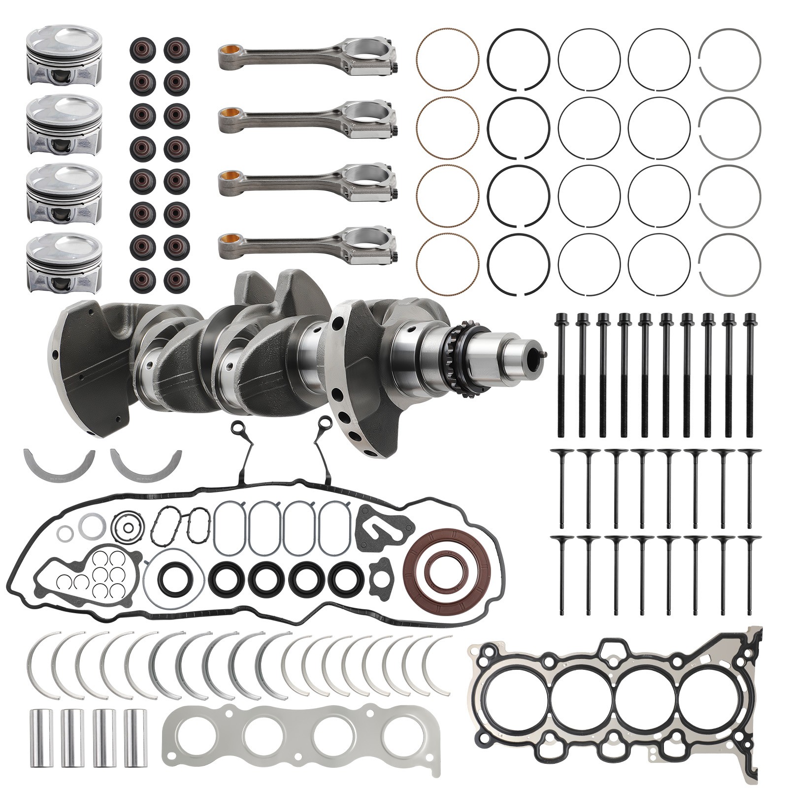 G4NC 2.0L Engine Overhaul Rebuild Kit For Hyundai Elantra Tucson/Kia Soul Forte5